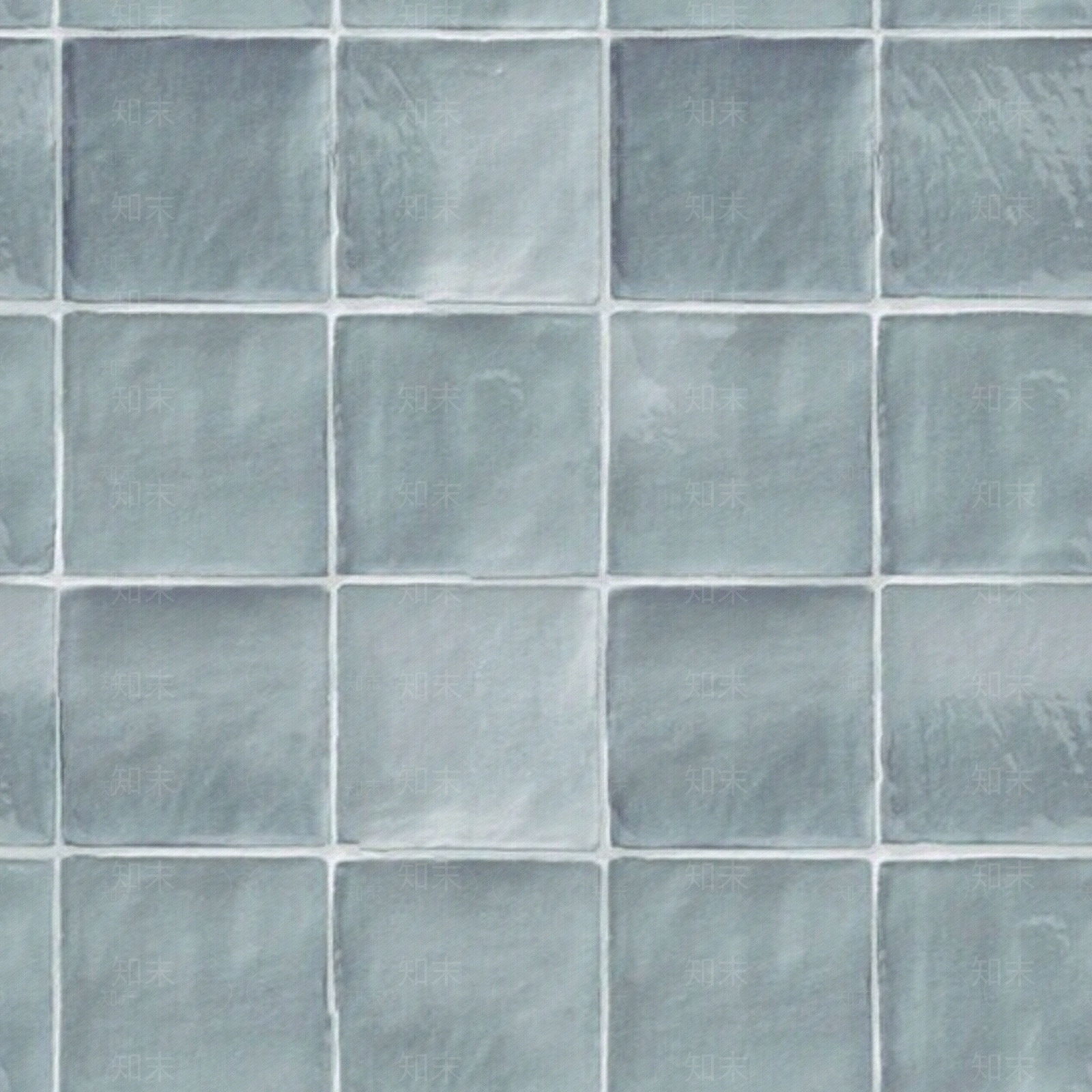 无缝青色水蓝色釉面砖格子方砖贴图下载【ID:1155143439】
