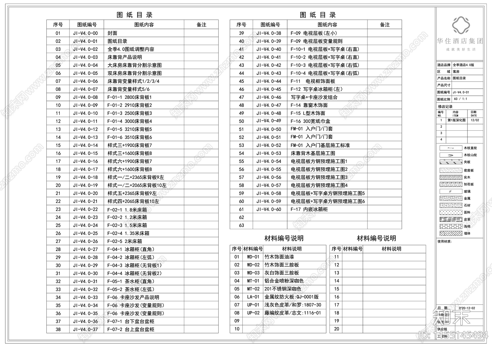 全季固装家具图纸2020年12月17日cad施工图下载【ID:1155145494】