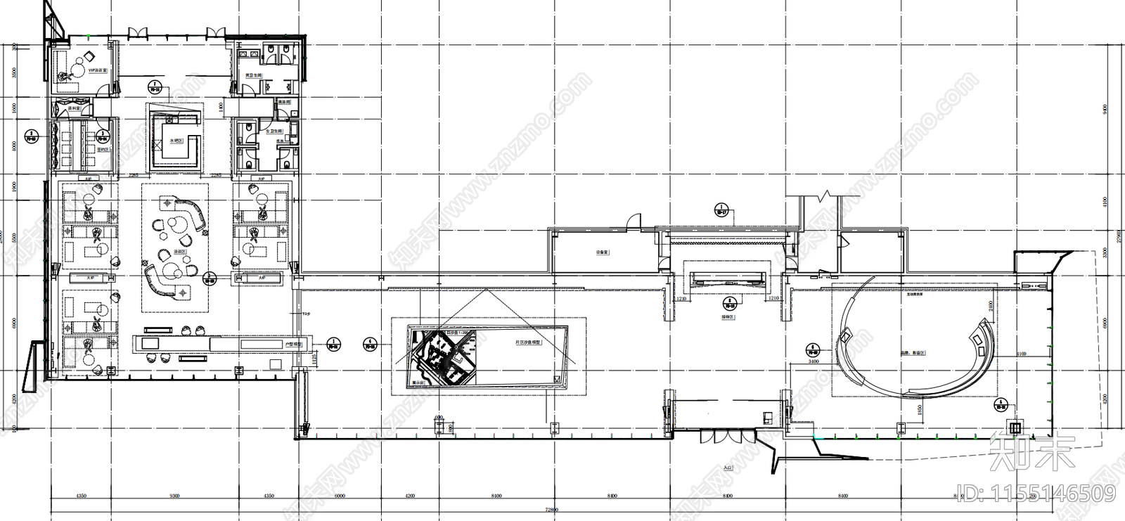 燕语堂cad施工图下载【ID:1155146509】