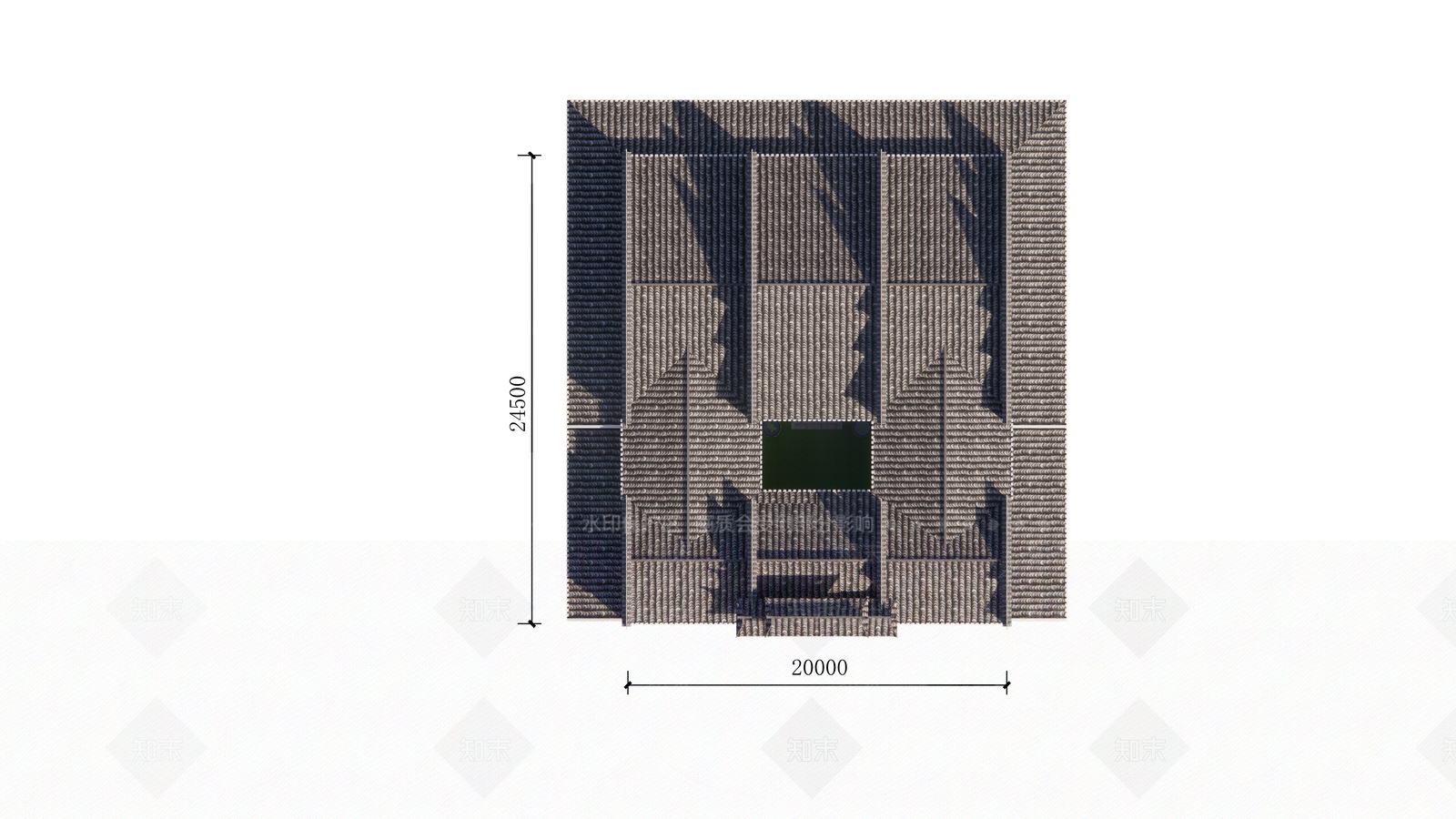 古建筑SU模型下载【ID:1171025411】