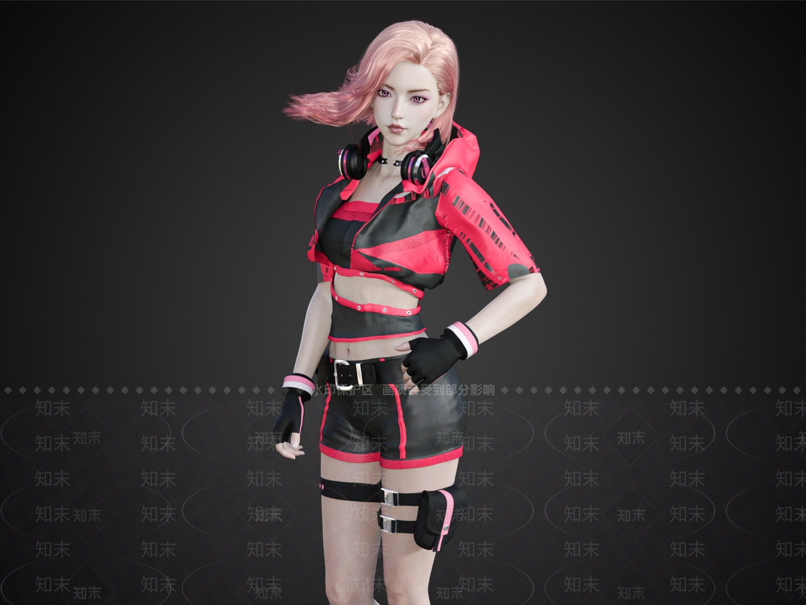 气质美女SU模型下载【ID:1155166886】