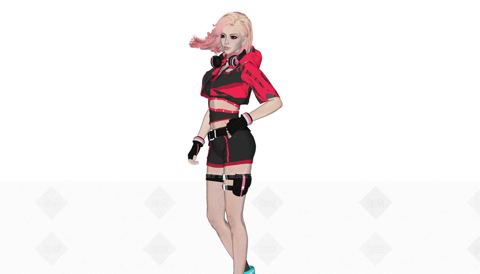 气质美女SU模型下载【ID:1155166886】