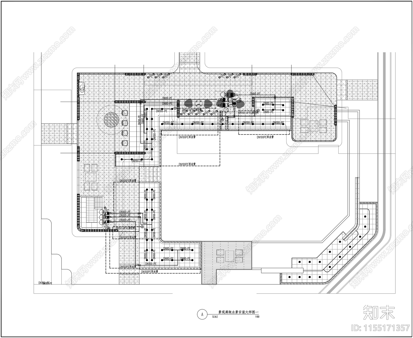 现代风格会客厅节点详图cad施工图下载【ID:1155171357】