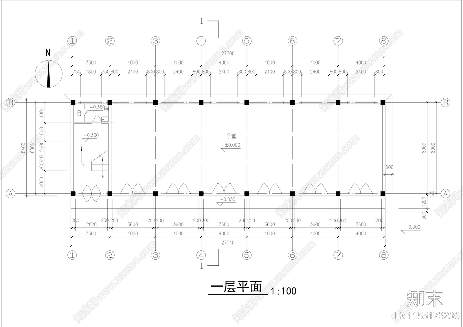 古建民居设cad施工图下载【ID:1155173236】