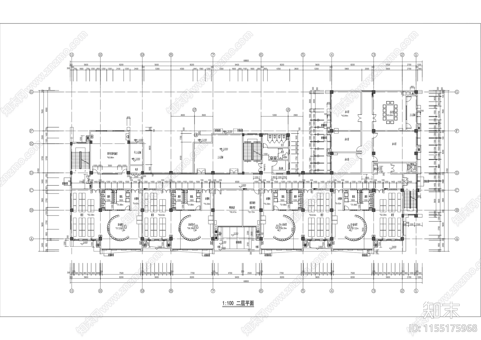 三层幼儿园建cad施工图下载【ID:1155175968】