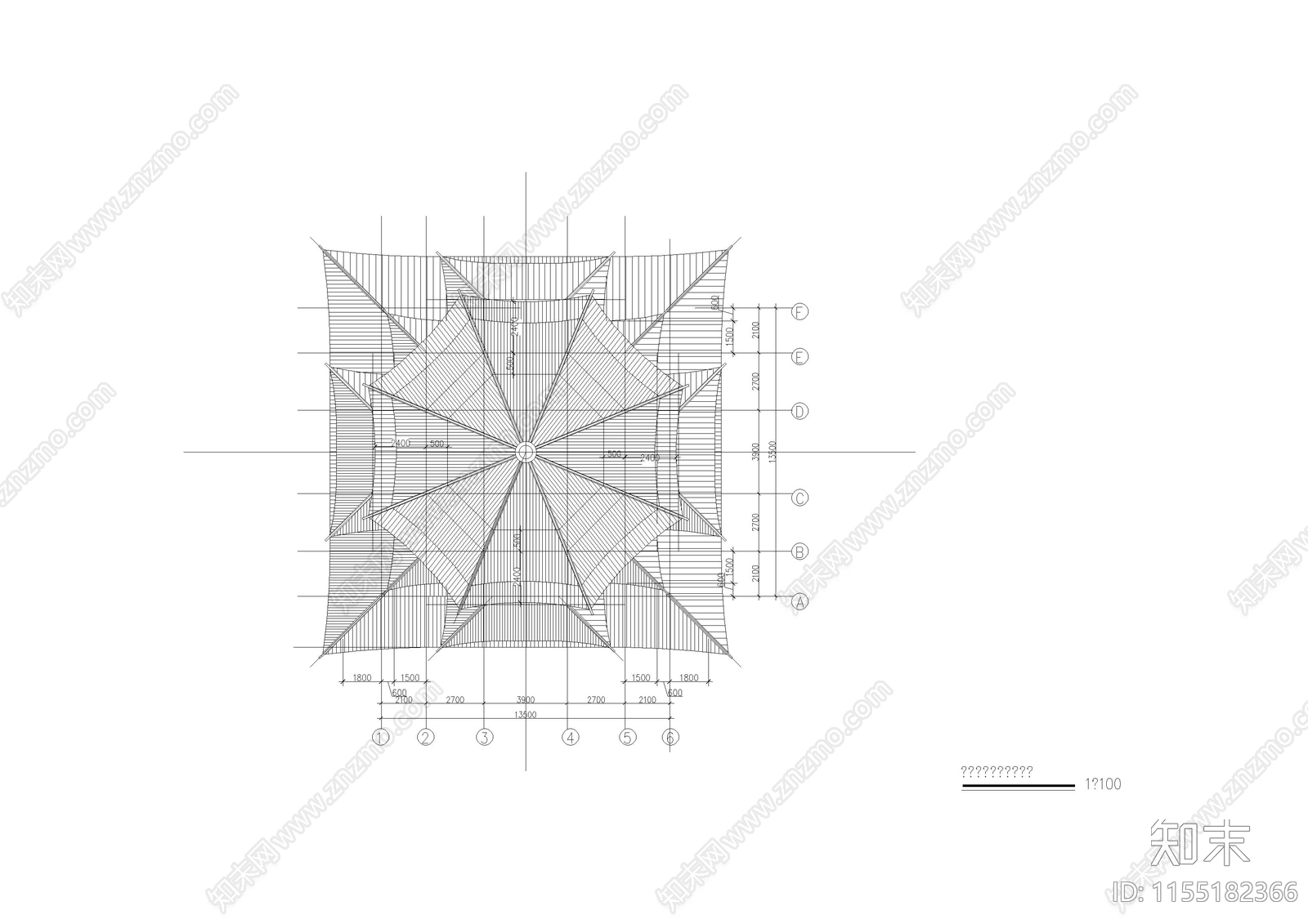 云峰烟水阁建cad施工图下载【ID:1155182366】