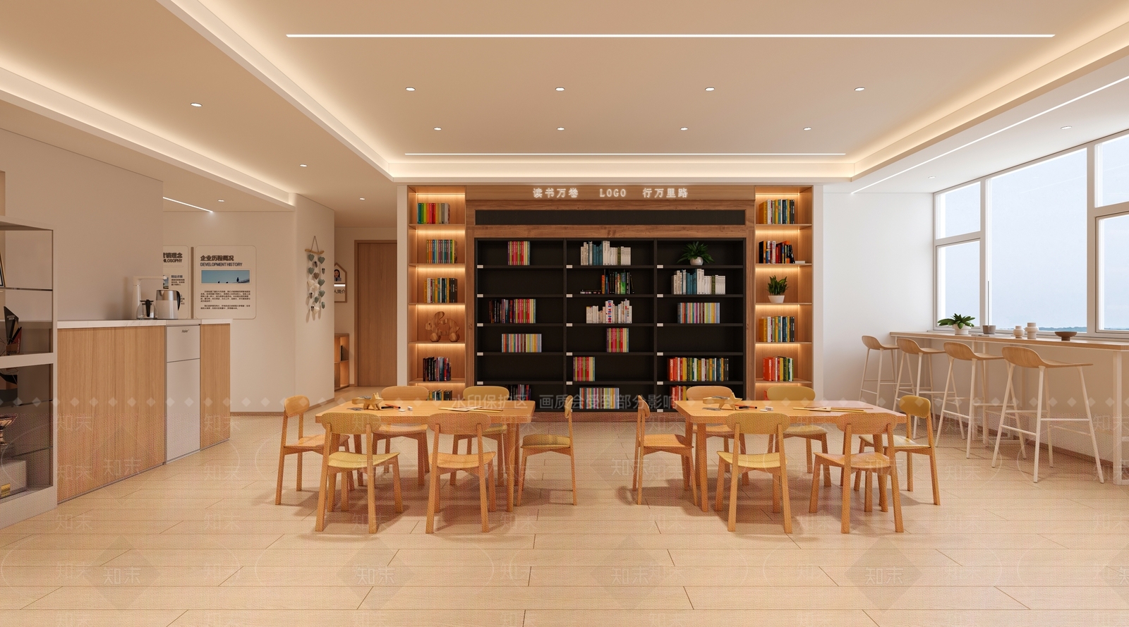 现代儿童书吧3D模型下载【ID:1155188095】