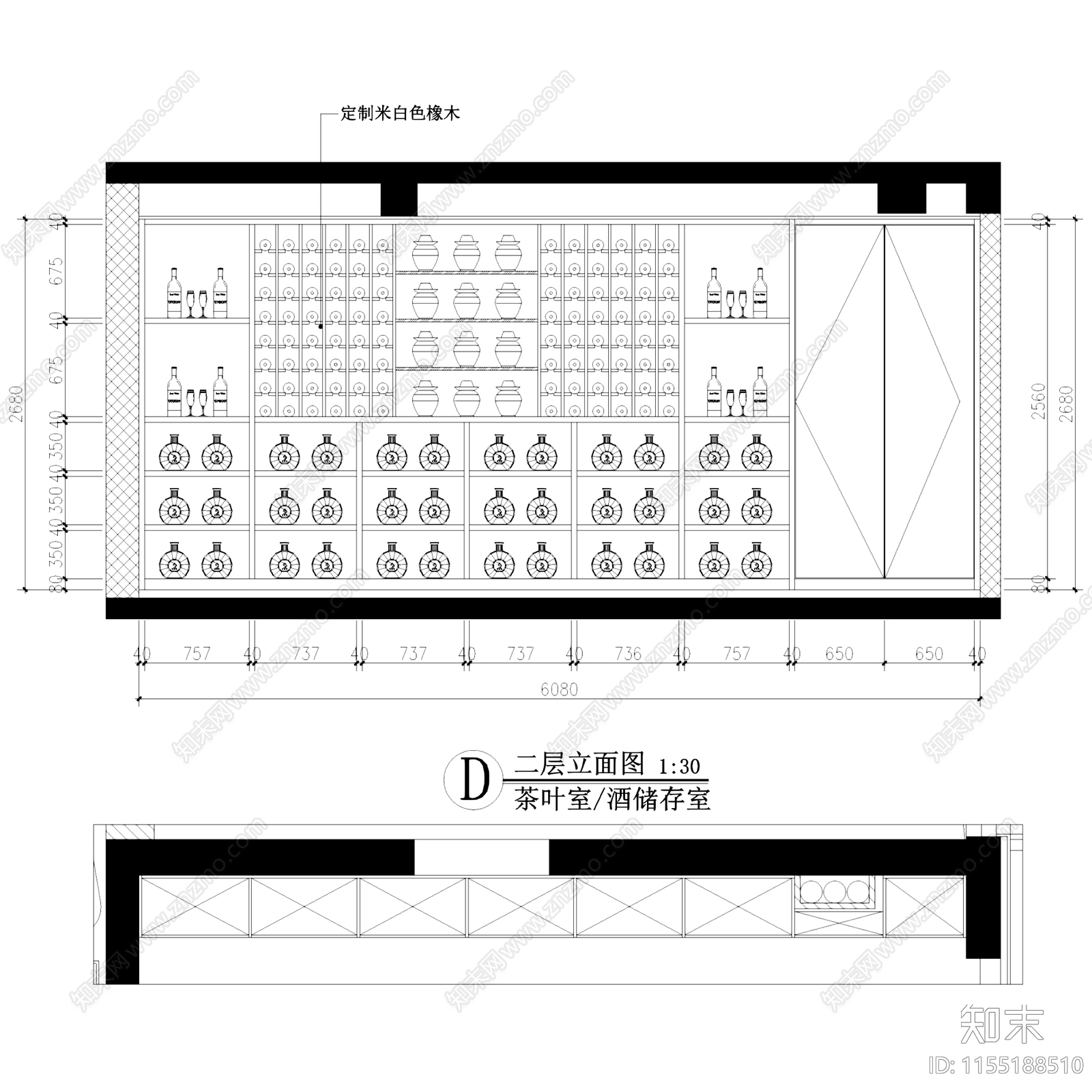 法式欧式佛山金地天玺二层别墅挑空室内家装cad施工图下载【ID:1155188510】