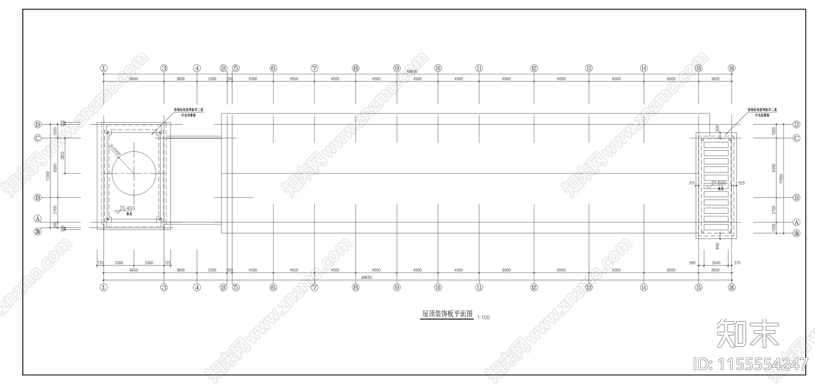 教学楼建筑cad施工图下载【ID:1155554247】