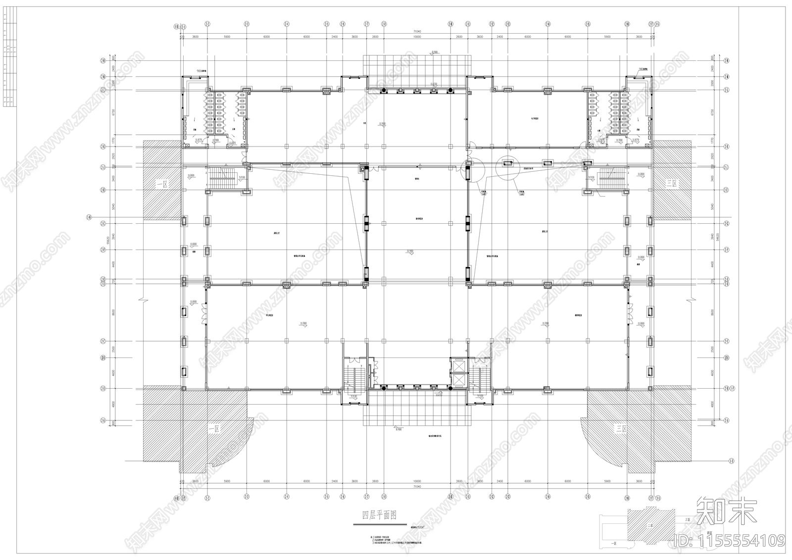 金山小学设计建筑图cad施工图下载【ID:1155554109】