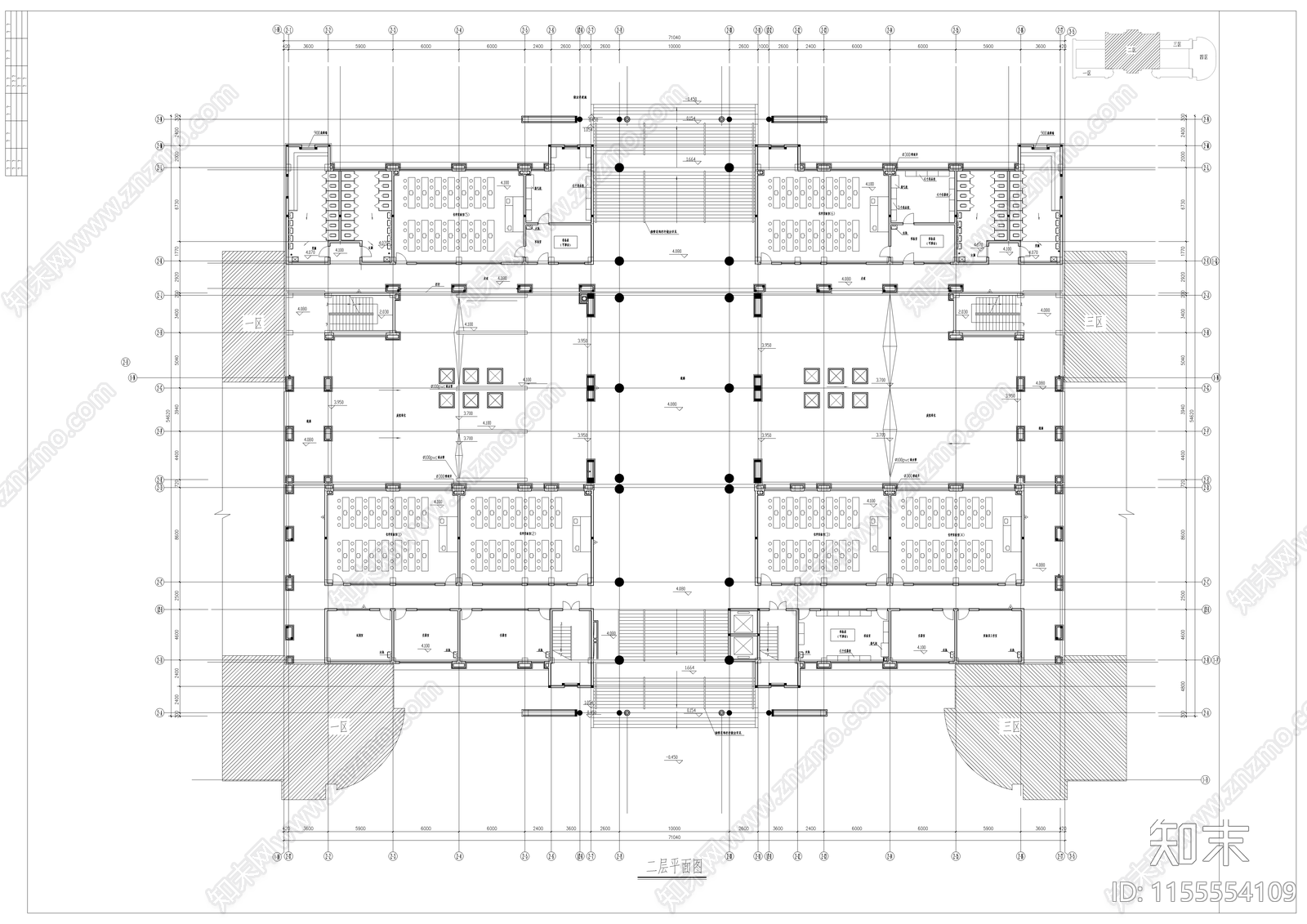 金山小学设计建筑图cad施工图下载【ID:1155554109】