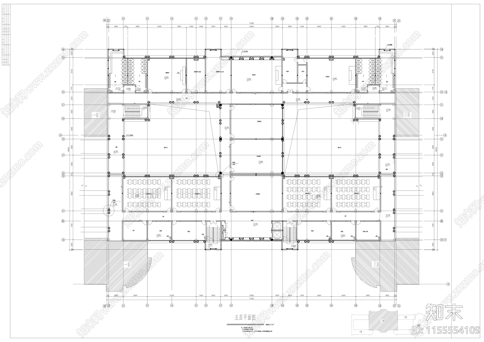 金山小学设计建筑图cad施工图下载【ID:1155554109】