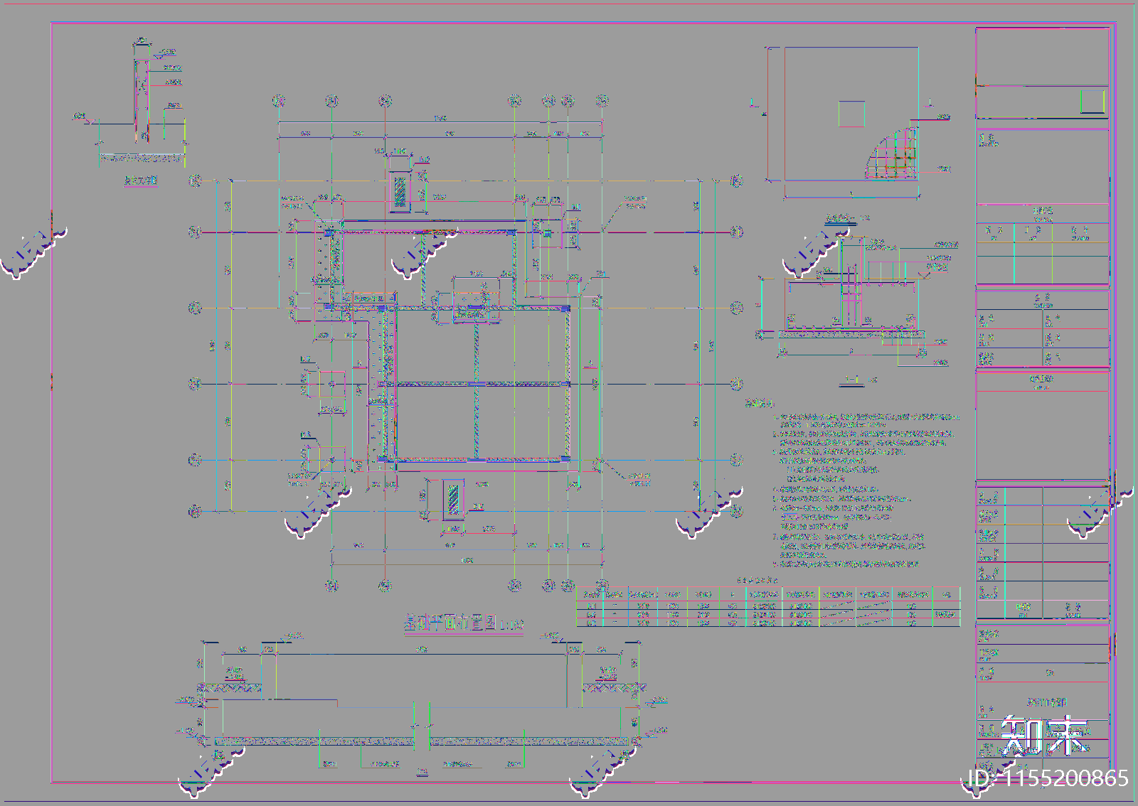 民宿筏板结施工图下载【ID:1155200865】