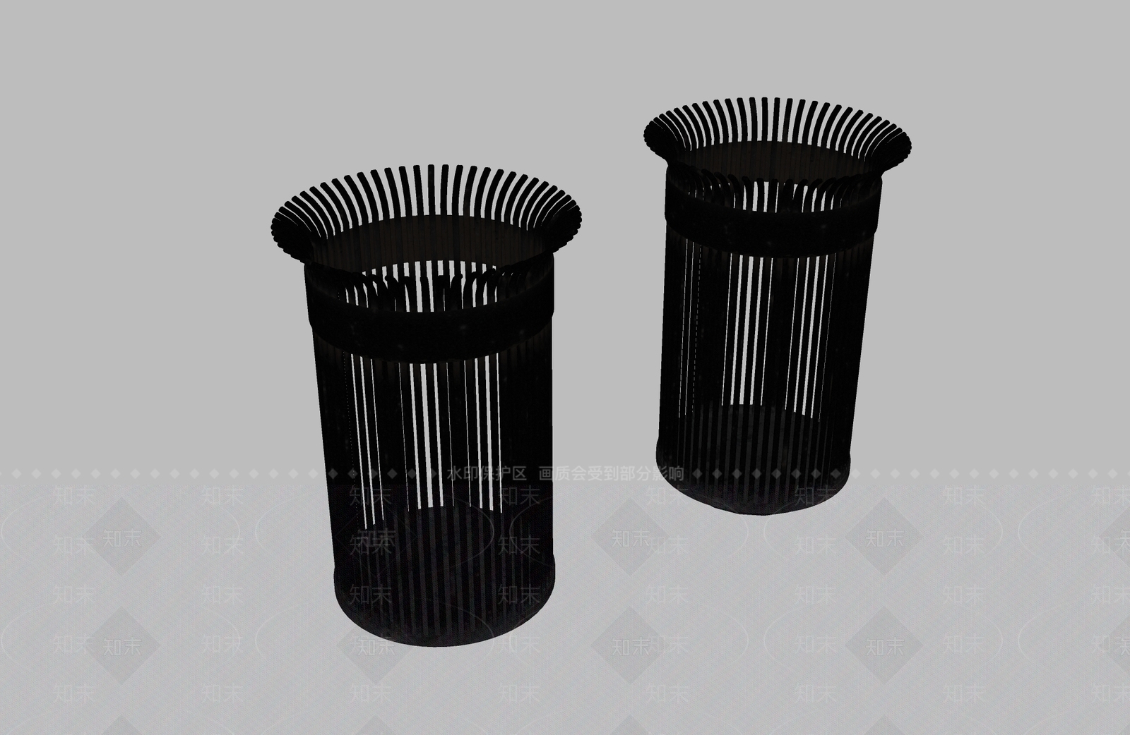 现代垃圾桶SU模型下载【ID:1155206353】