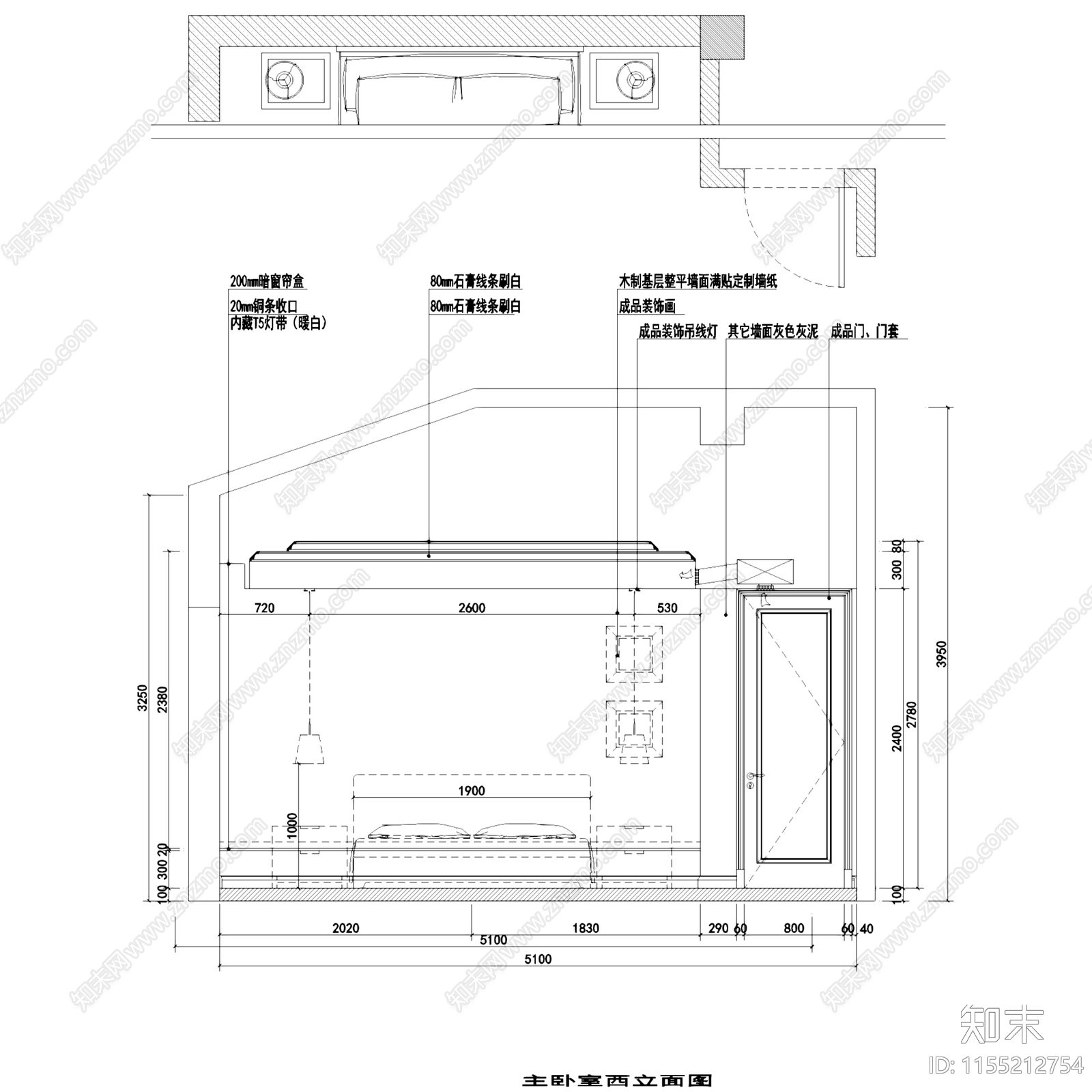 美式北欧碧桂园都市古堡二层别墅挑空室内家装cad施工图下载【ID:1155212754】