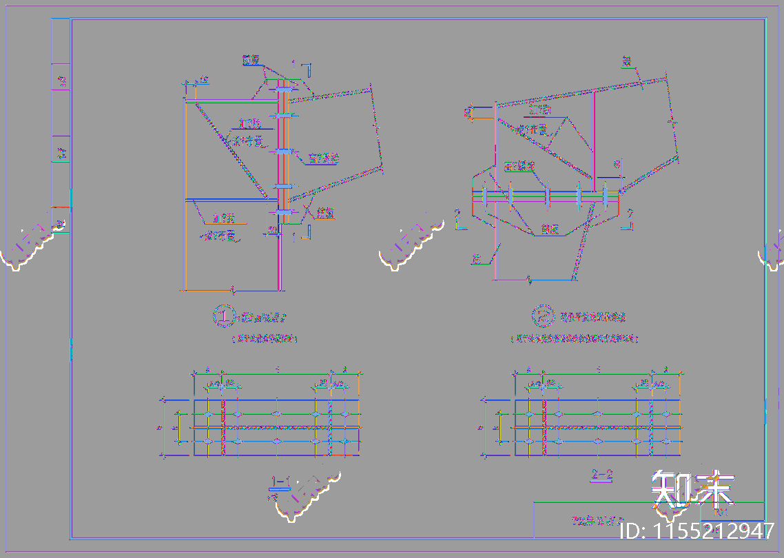 门式刚架节点通用图cad施工图下载【ID:1155212947】