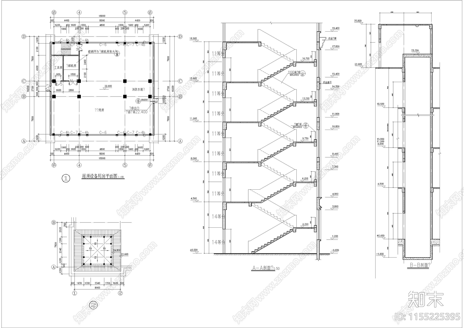 欧式医院综合楼建筑cad施工图下载【ID:1155225395】