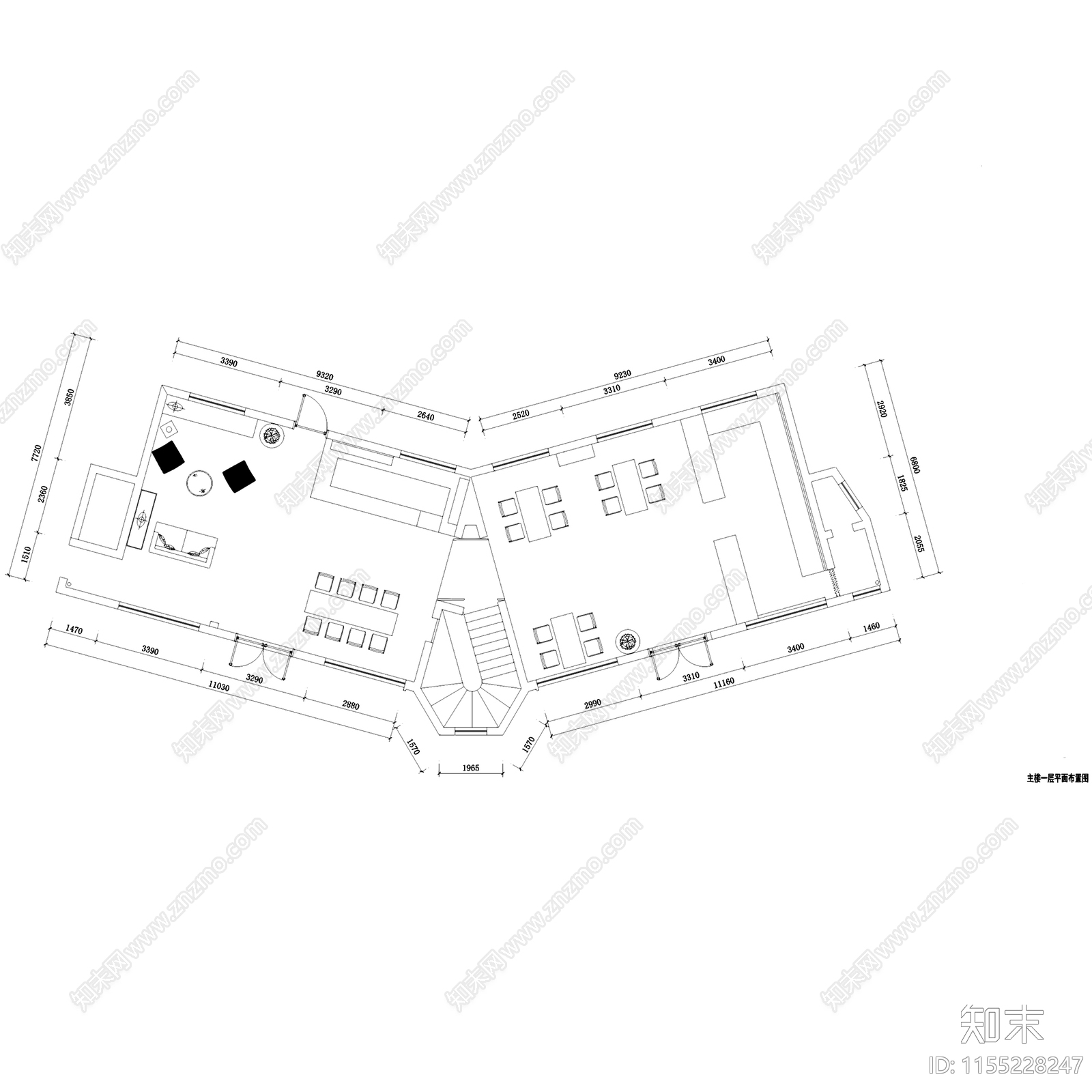 侘寂风树与小屋户外休闲会所室内室内cad施工图下载【ID:1155228247】