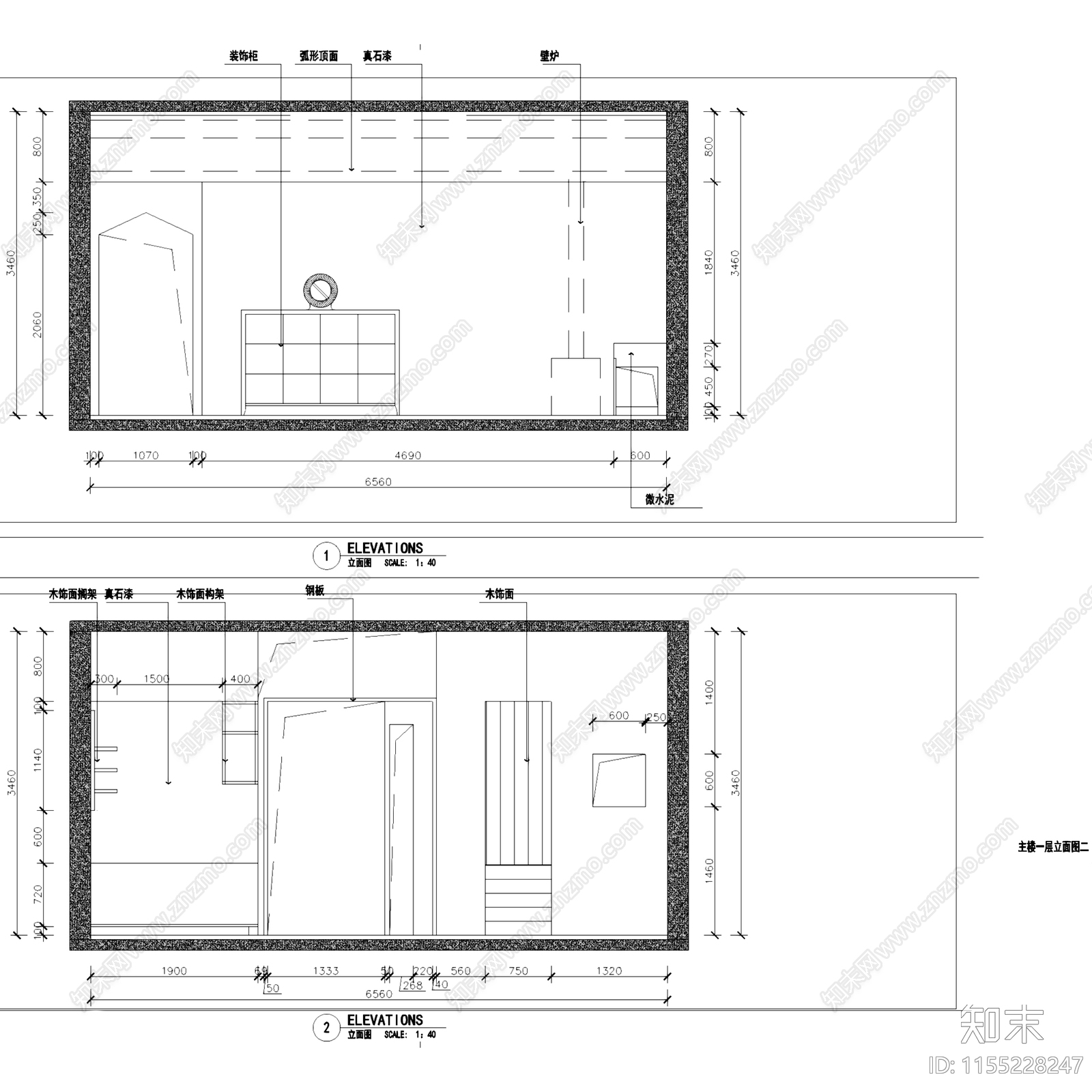 侘寂风树与小屋户外休闲会所室内室内cad施工图下载【ID:1155228247】