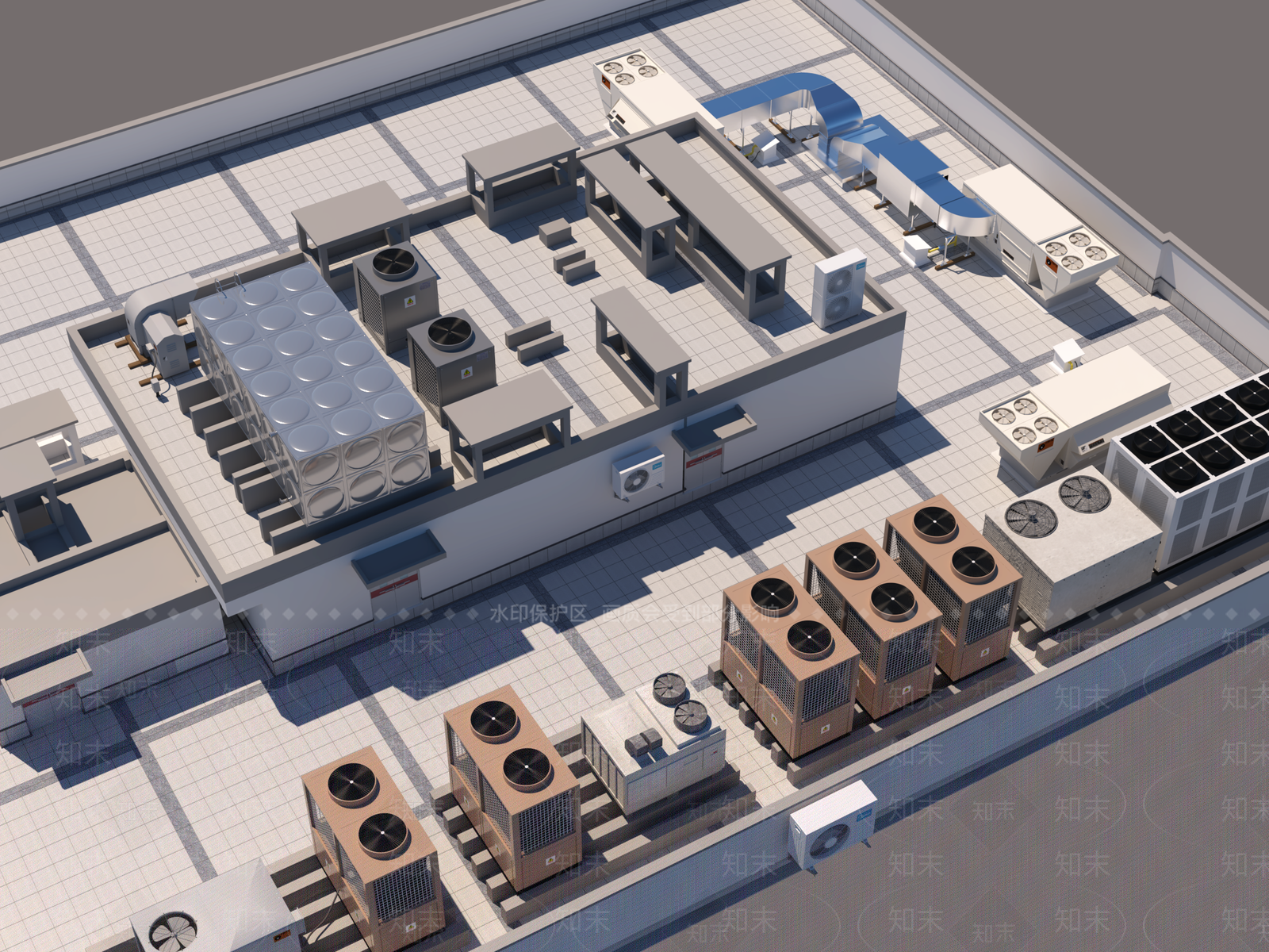 空调外机设备3D模型下载【ID:1155235503】