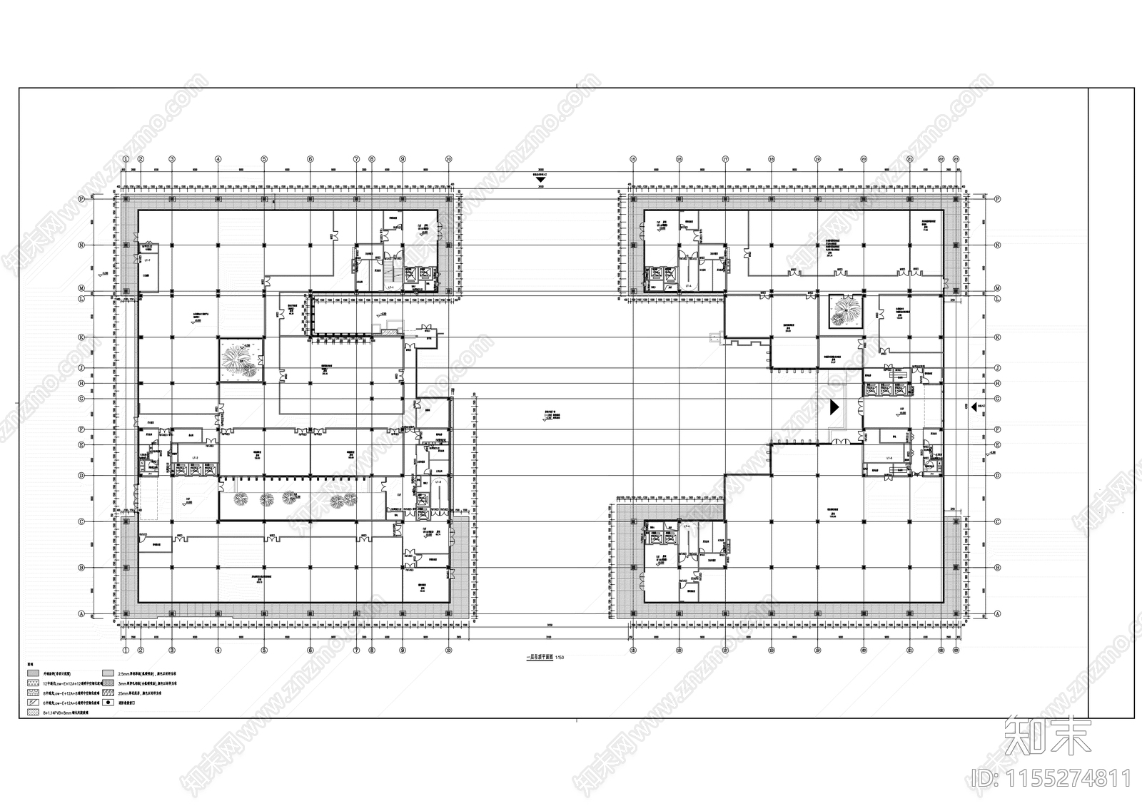 幕cad施工图下载【ID:1155274811】
