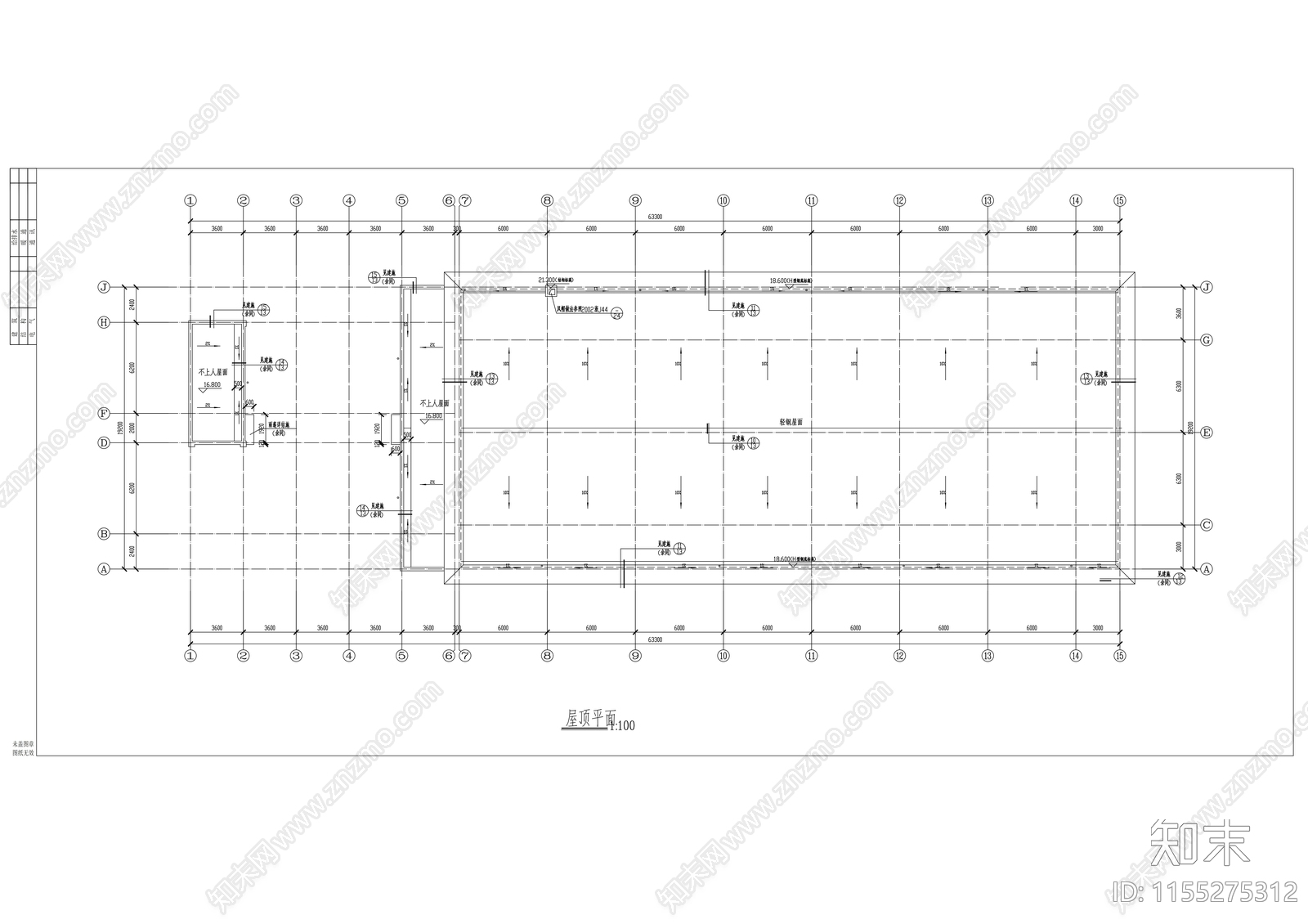 五层食堂宿舍楼建筑cad施工图下载【ID:1155275312】