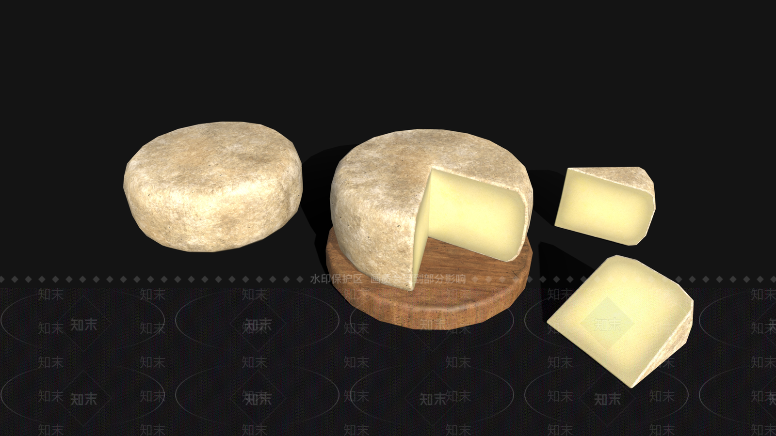 奶酪3D模型下载【ID:1155276480】