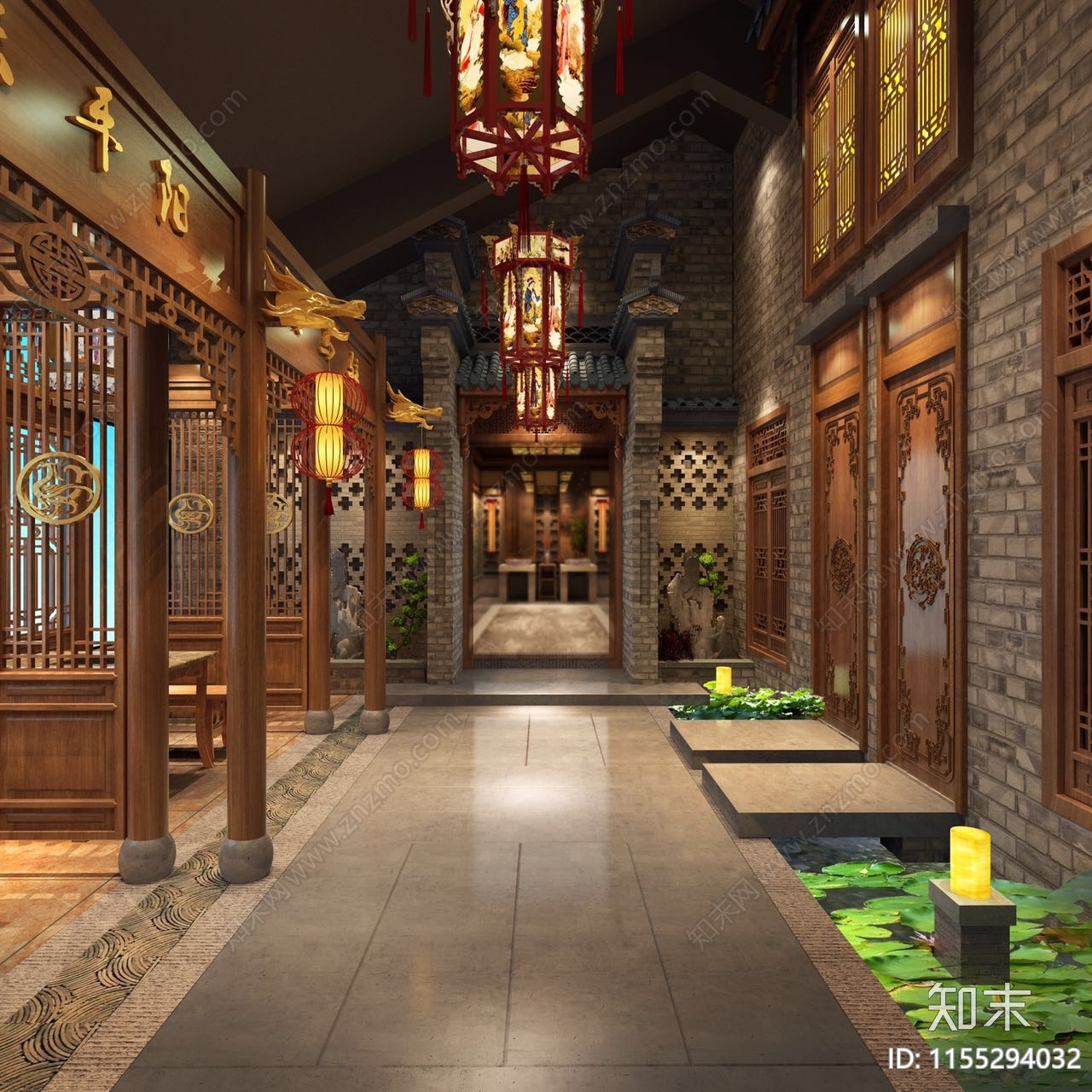 2024中式风格施工图下载【ID:1155294032】