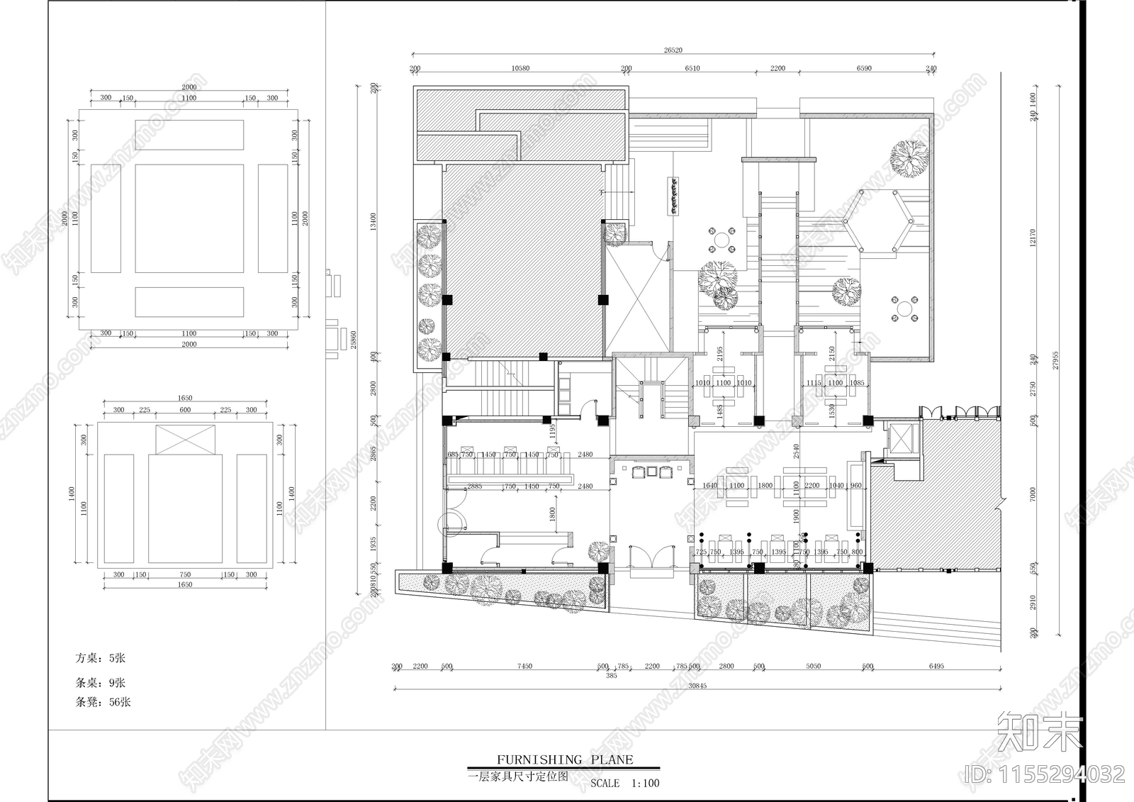 2024中式风格cad施工图下载【ID:1155294032】