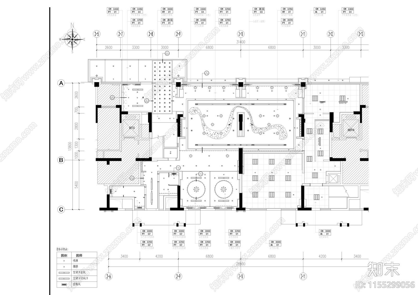 2024现代风格餐饮空间全套CAcad施工图下载【ID:1155299056】