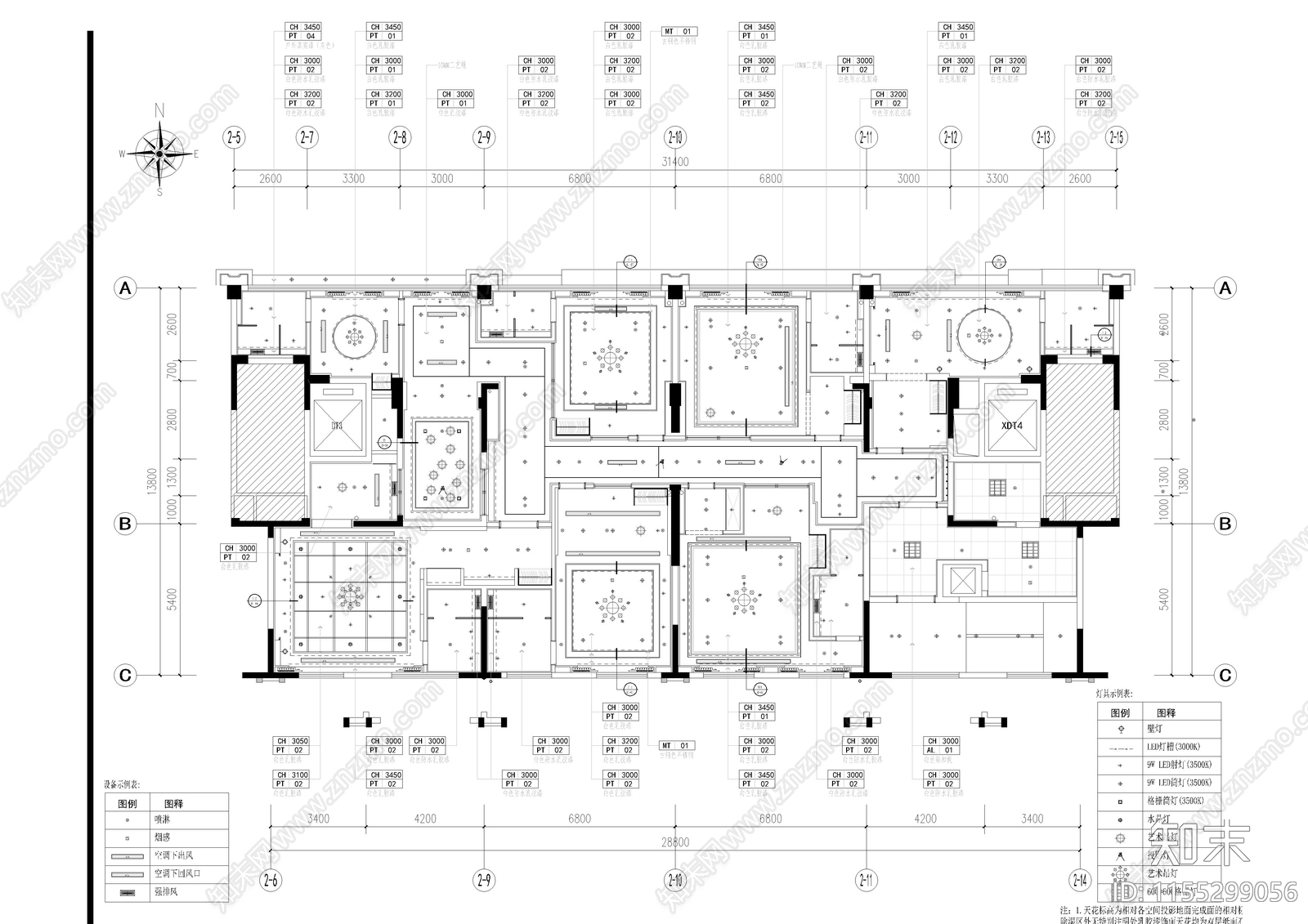 2024现代风格餐饮空间全套CAcad施工图下载【ID:1155299056】