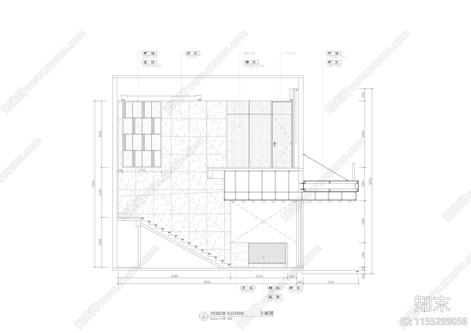 2024现代风格餐饮空间全套CAcad施工图下载【ID:1155299056】