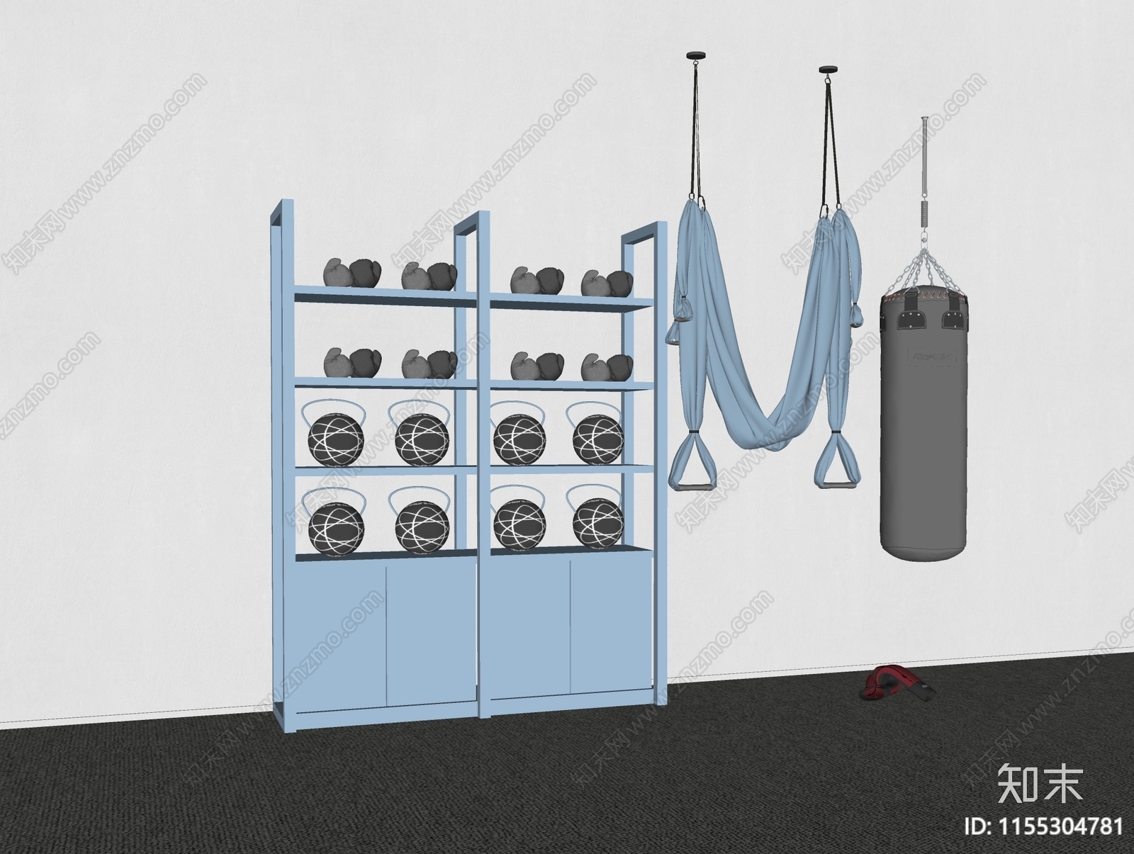 沙包拳套SU模型下载【ID:1155304781】