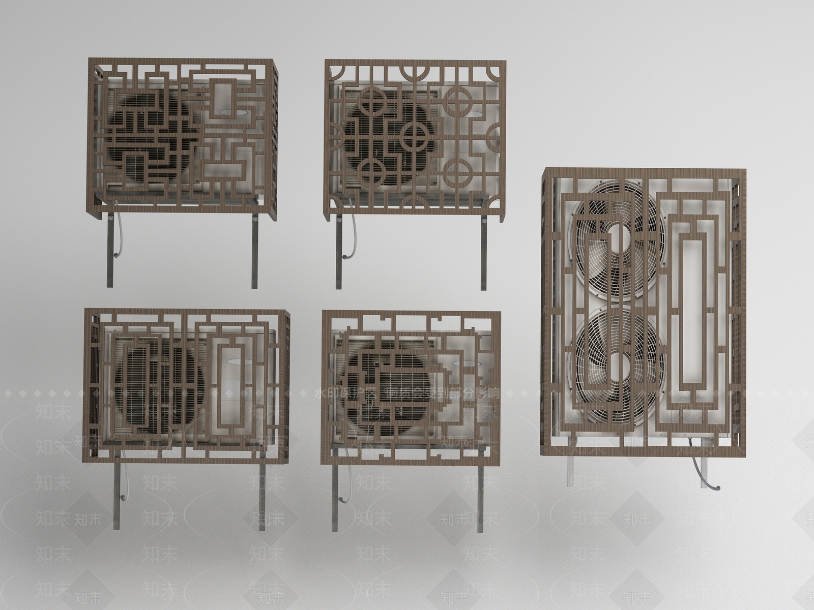 空调外机3D模型下载【ID:1155304168】