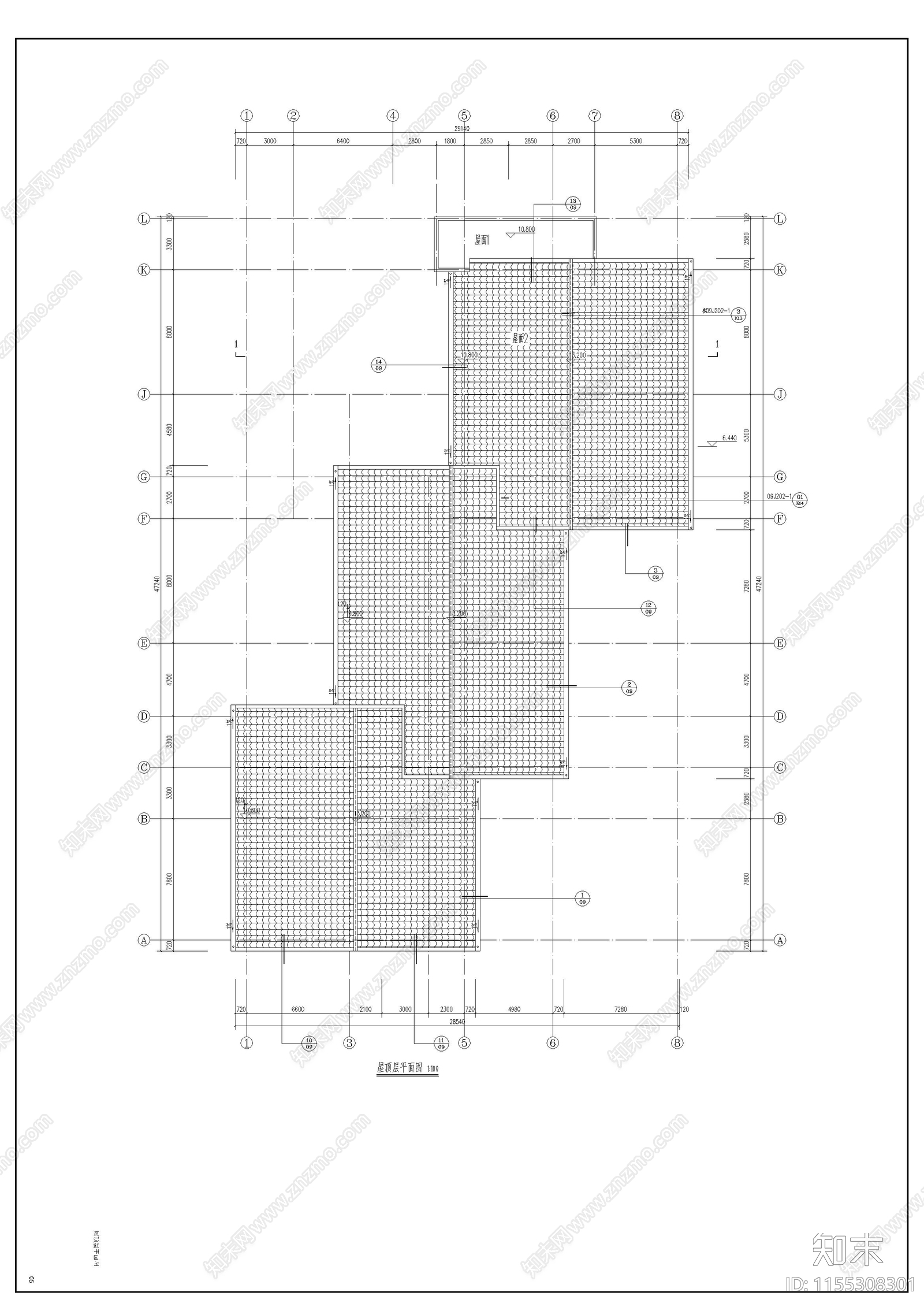 幼儿园建筑cad施工图下载【ID:1155308301】