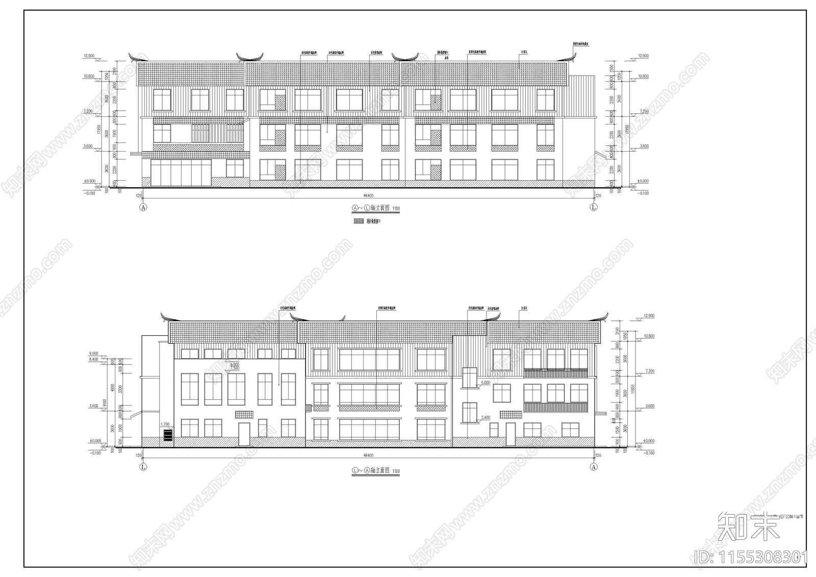 幼儿园建筑cad施工图下载【ID:1155308301】