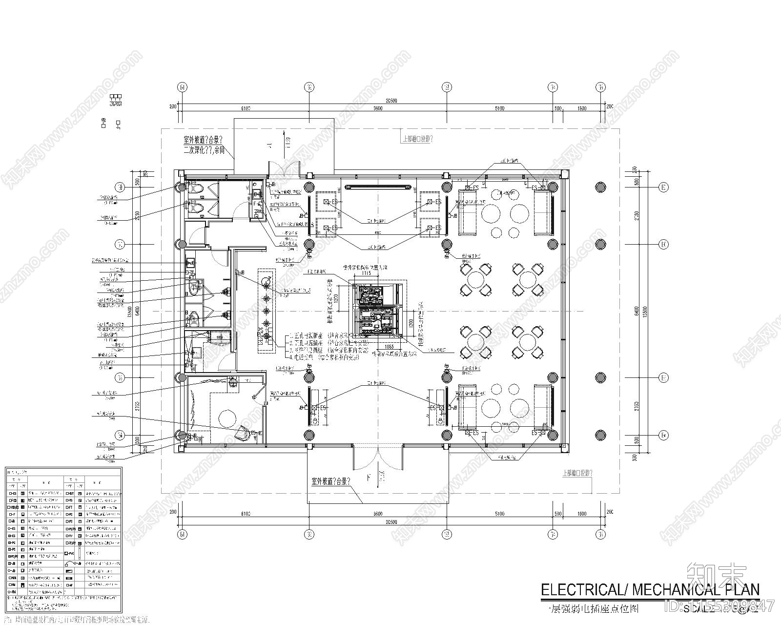 厦门某新中式售楼cad施工图下载【ID:1155309847】