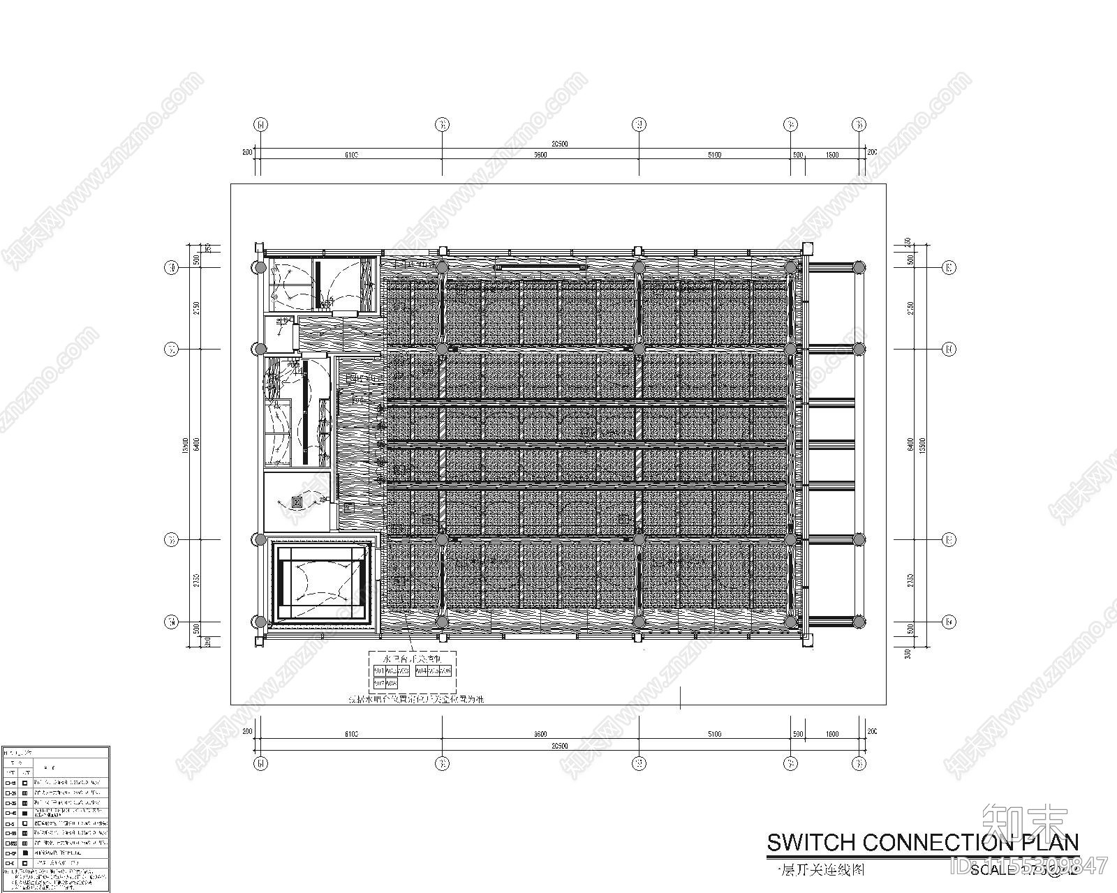 厦门某新中式售楼cad施工图下载【ID:1155309847】