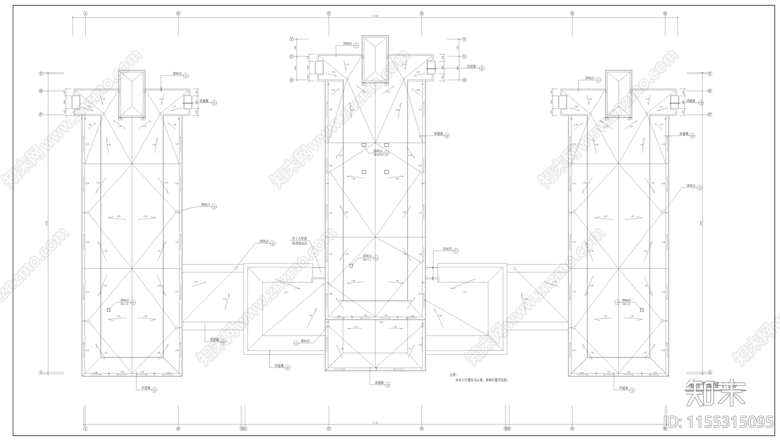 某教学楼建cad施工图下载【ID:1155315095】