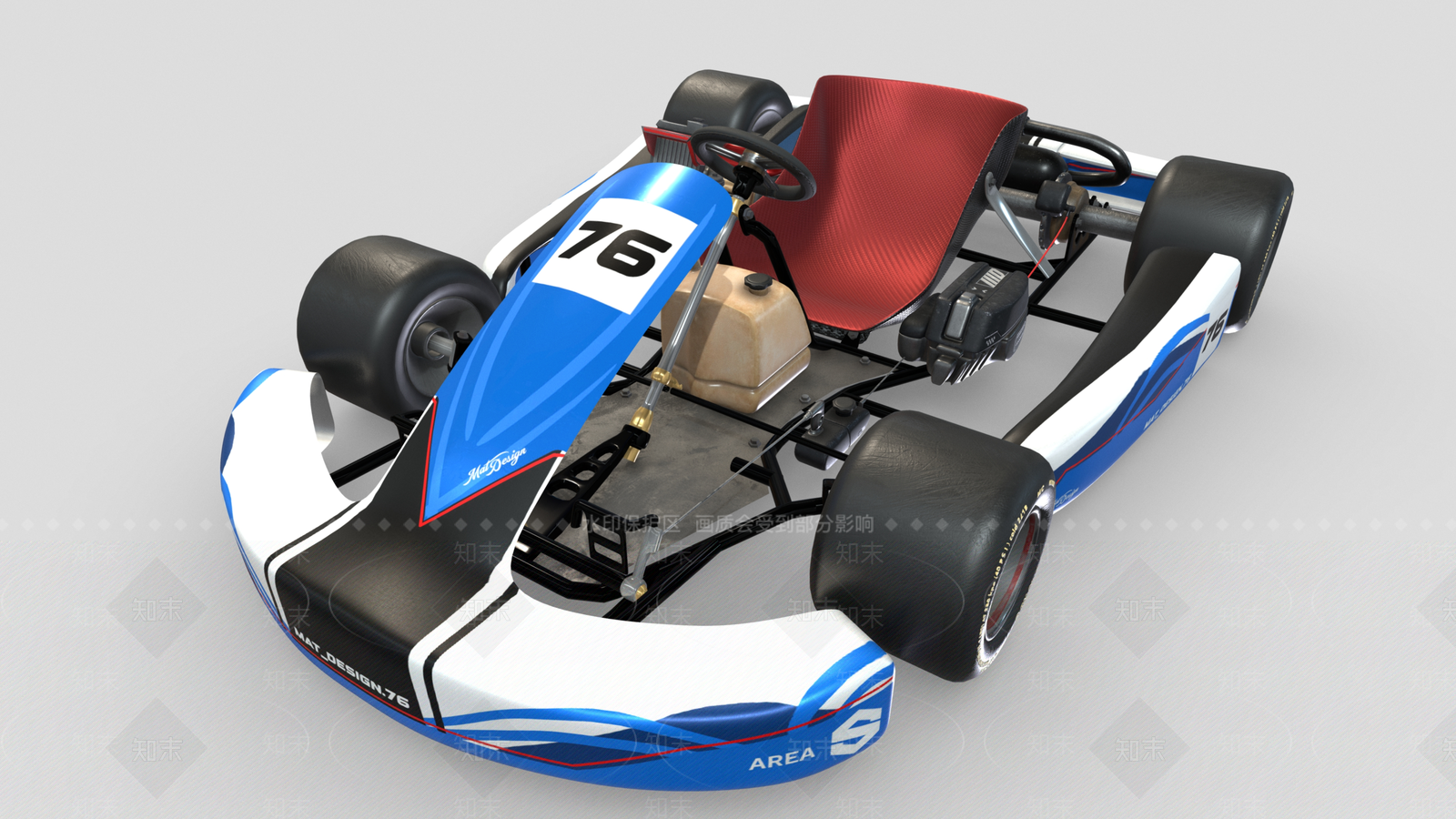 卡丁车3D模型下载【ID:1155315436】