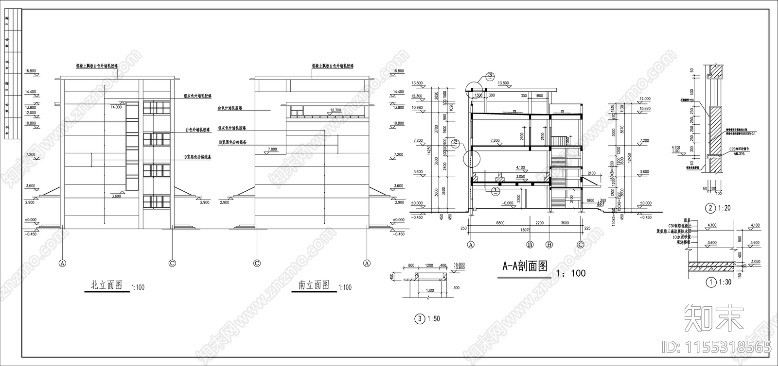 某学校大澡堂浴室施工图下载【ID:1155318565】