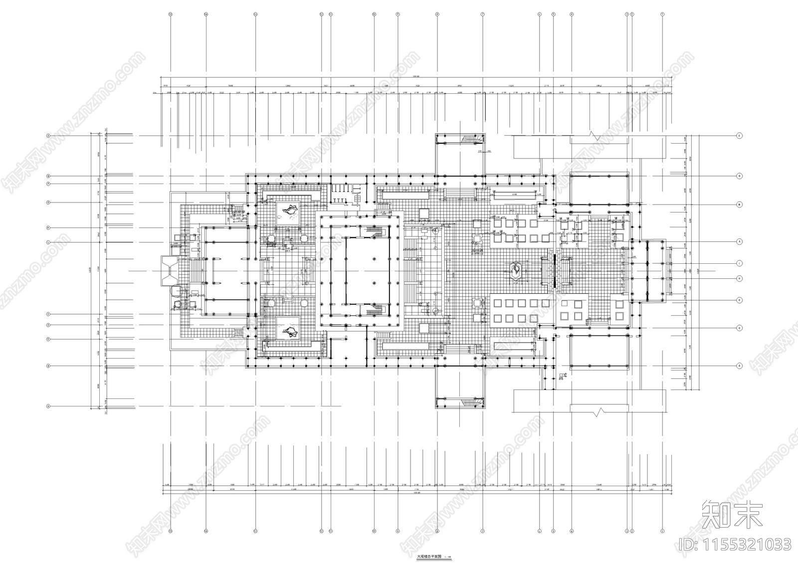 建筑观园楼古建图cad施工图下载【ID:1155321033】