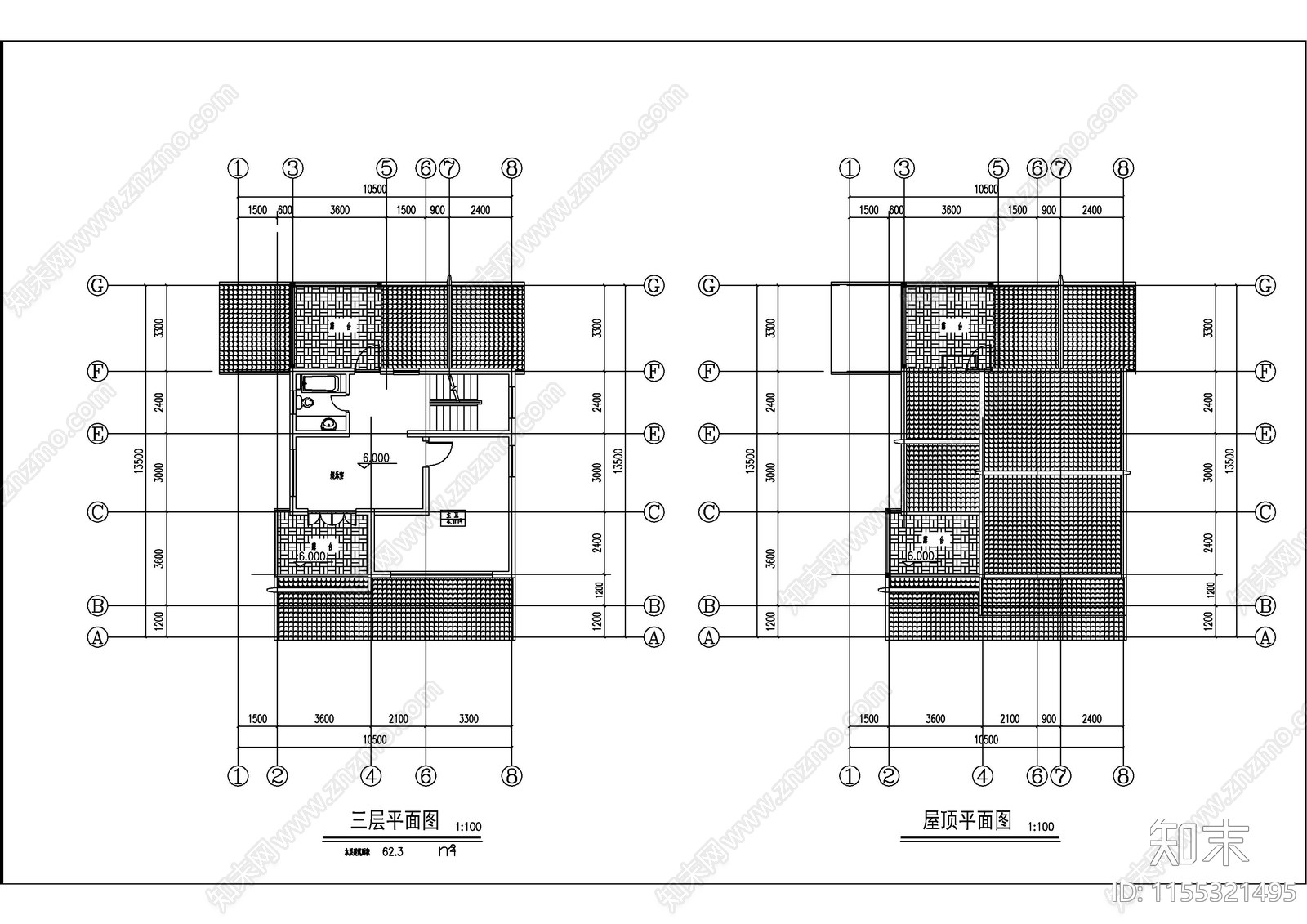 自建房CAcad施工图下载【ID:1155321495】