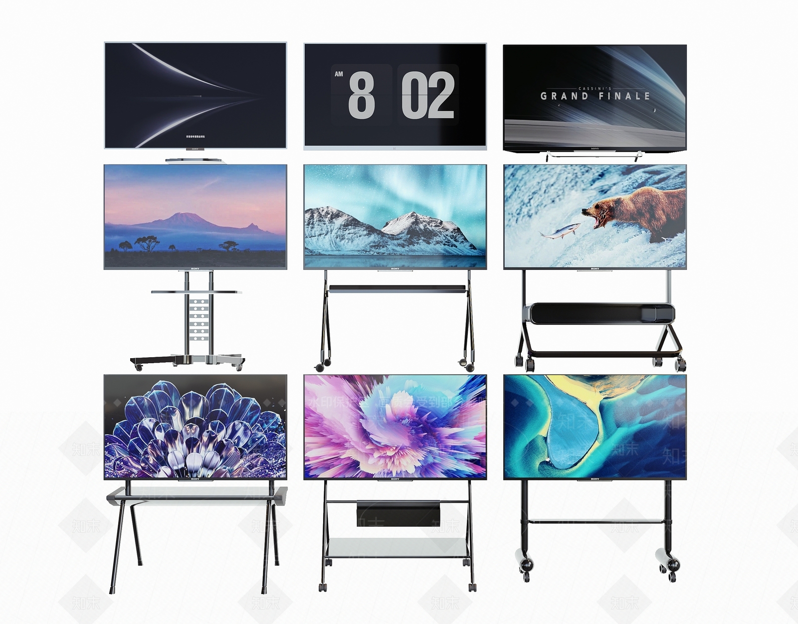 电视机SU模型下载【ID:1155327533】