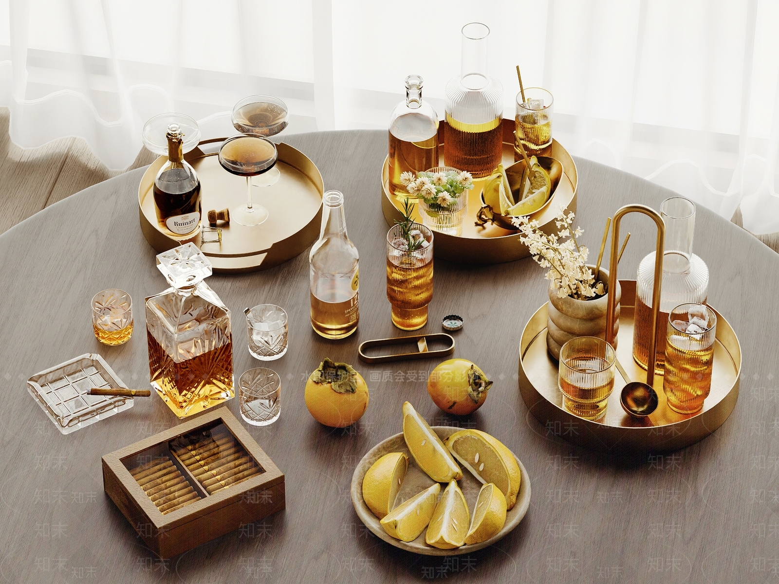 酒具用品3D模型下载【ID:1155332856】