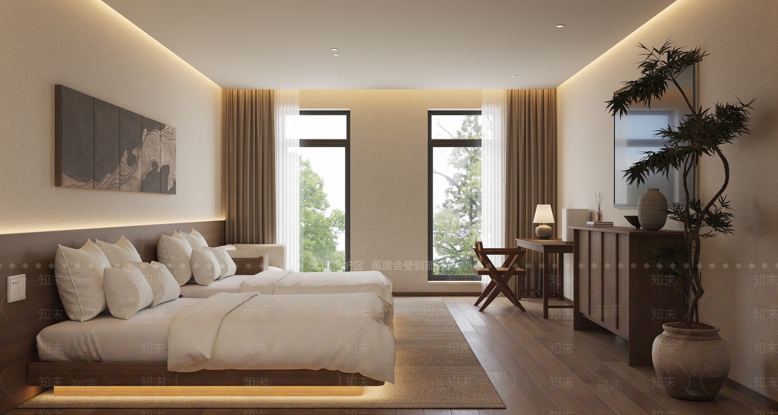 双人休闲沙发双人沙发3D模型下载【ID:1227559880】