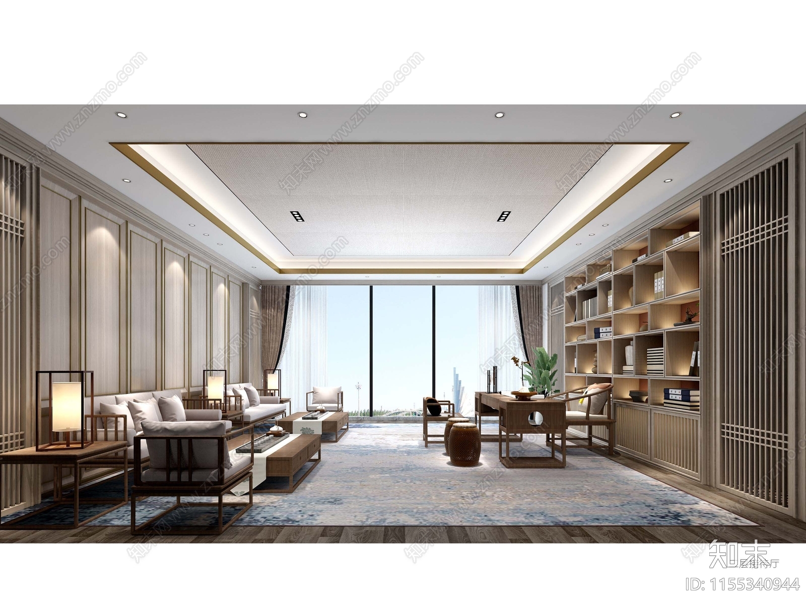 黄冈帅府铂雅酒店室内cad施工图下载【ID:1155340944】