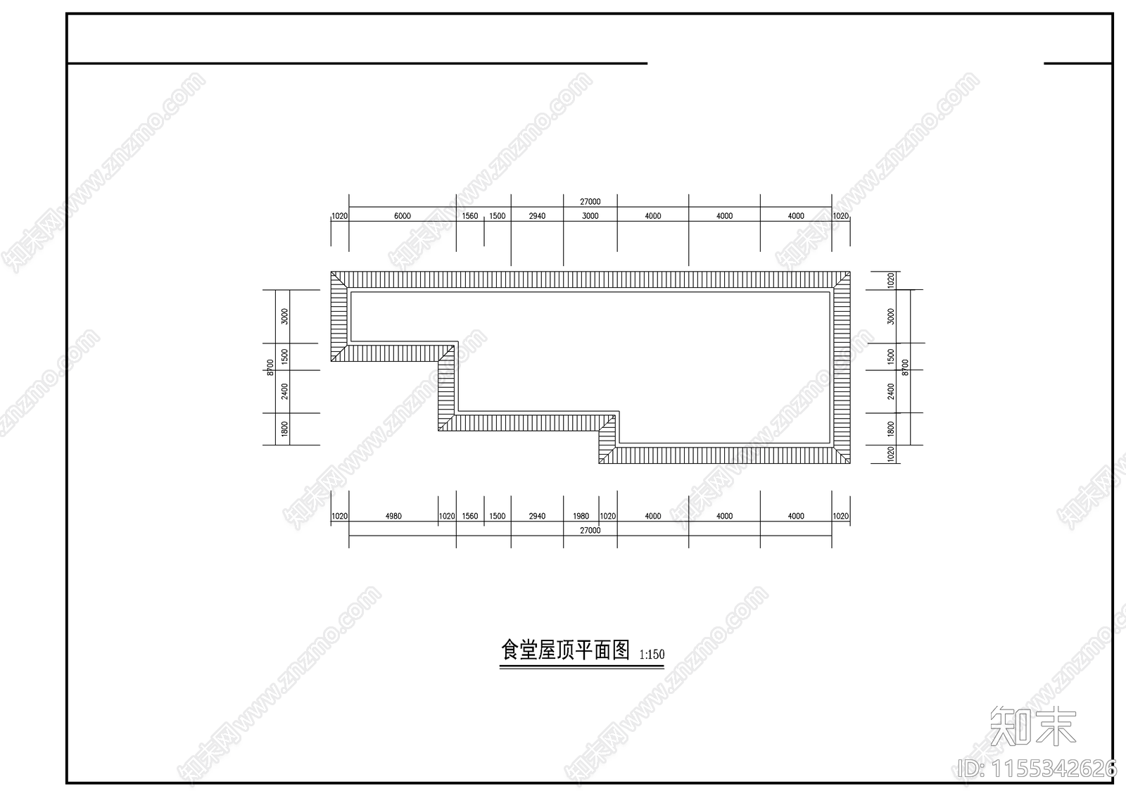 农村中学建筑cad施工图下载【ID:1155342626】