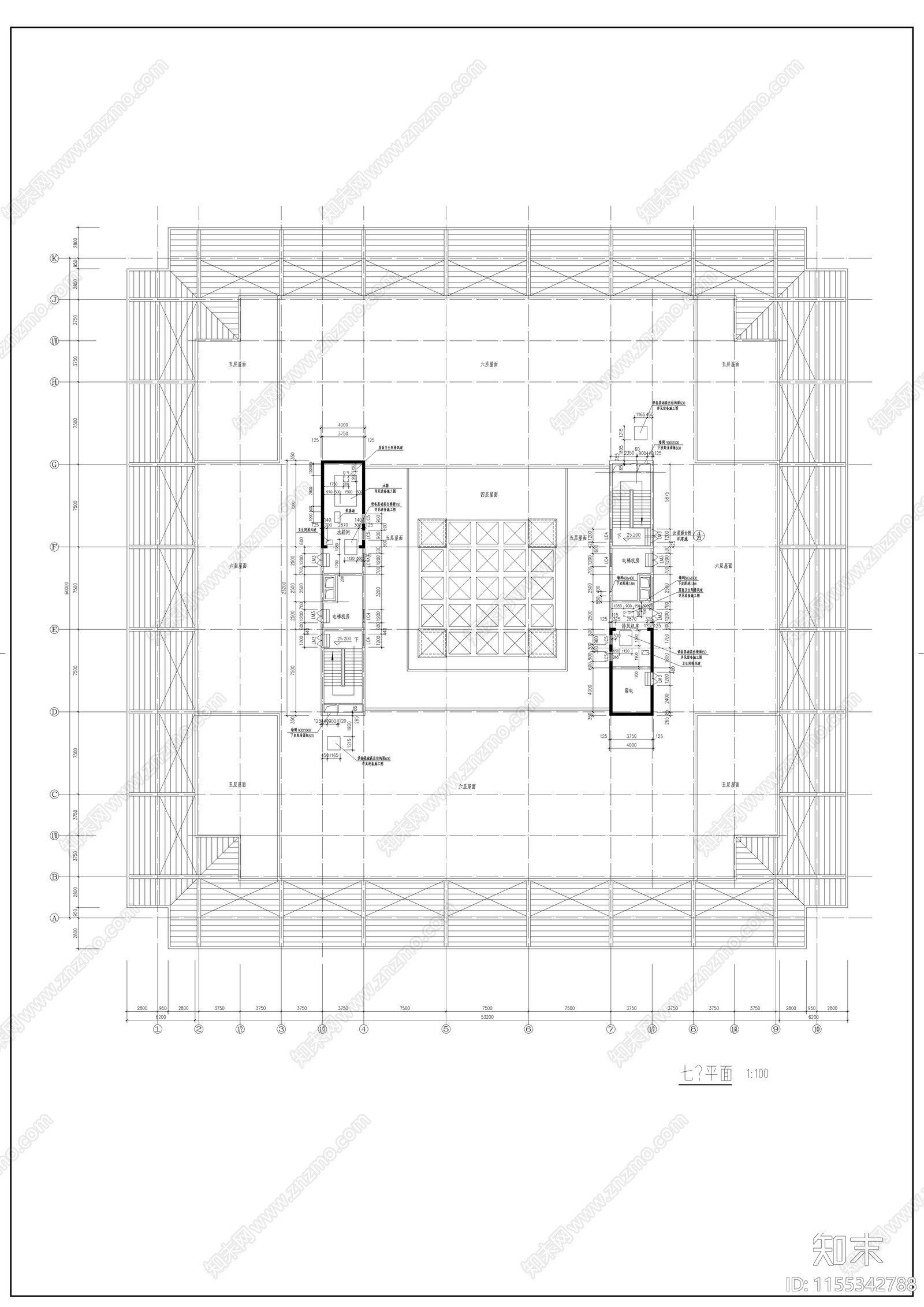 师范学校建筑cad施工图下载【ID:1155342788】