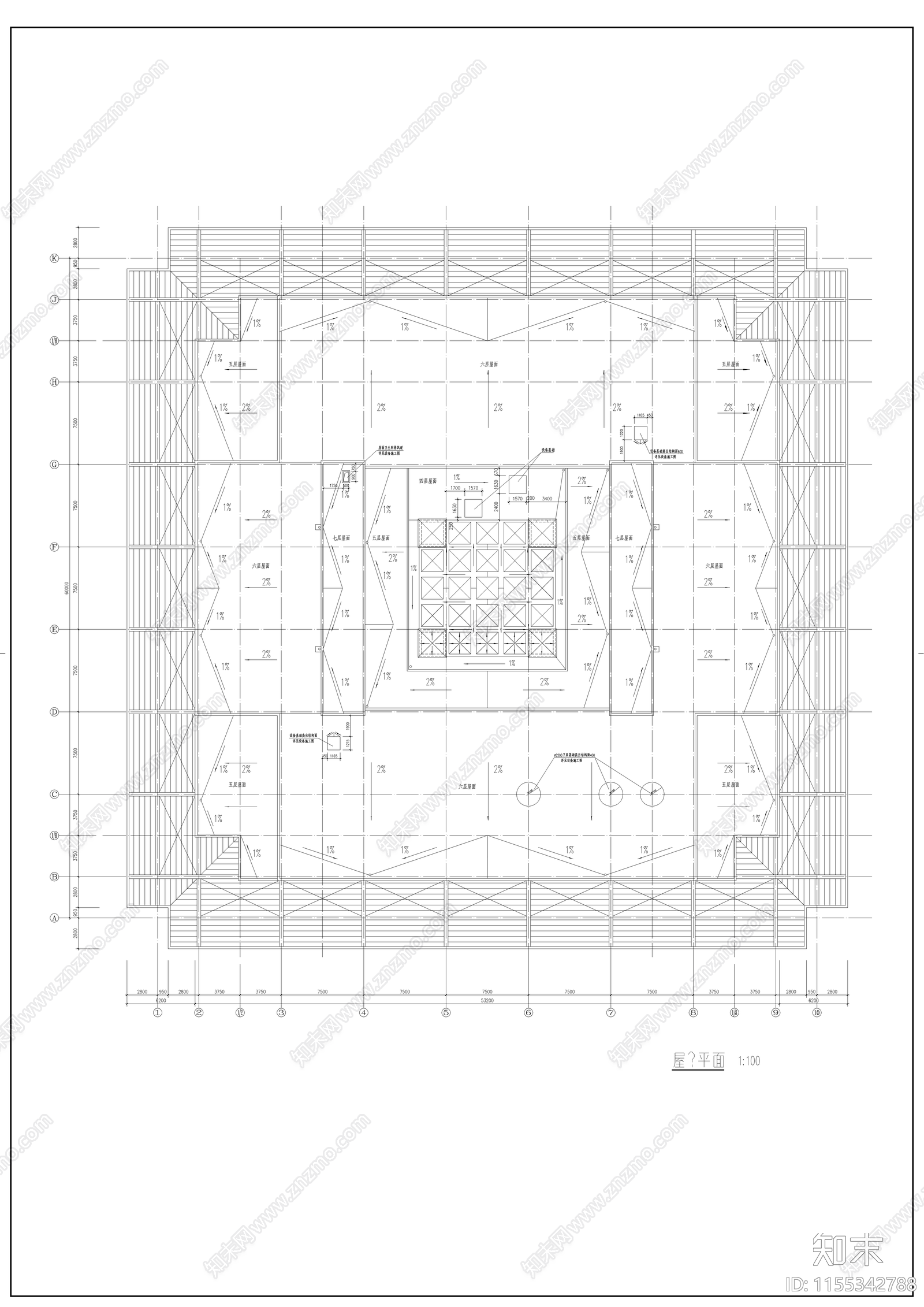 师范学校建筑cad施工图下载【ID:1155342788】